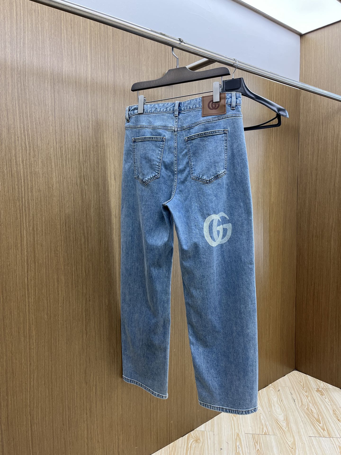 新款 调价 Guc 🔥🔥高端定制品质 25SS春夏最新款原单阔版牛仔裤 柜台同步发售 原版定制复刻 客供