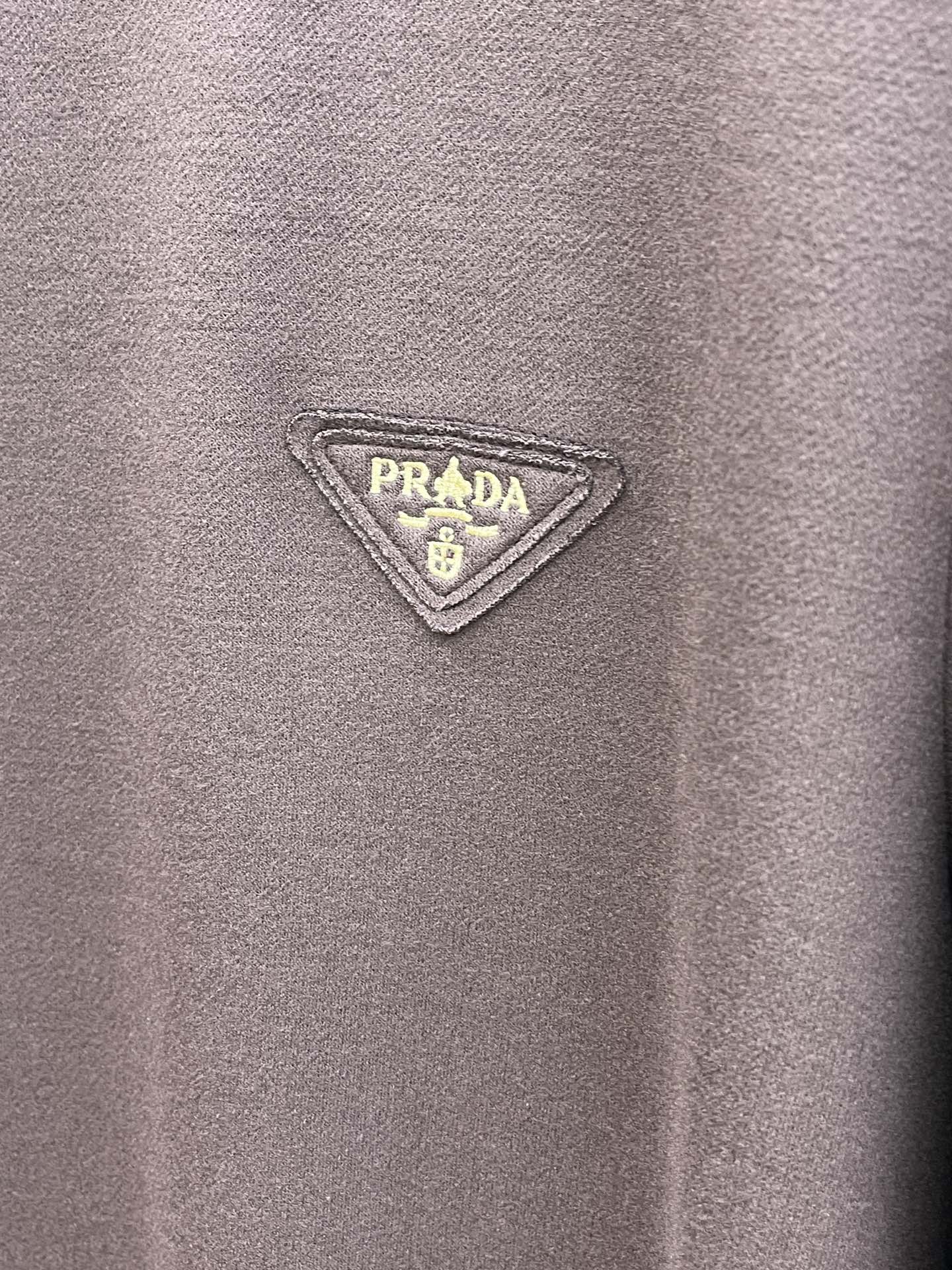 秋冬 PD 🔥早秋新款首发专柜最新款长袖圆领羊毛T恤 高端订制 设计前卫时尚！品牌logo工艺设计 高端