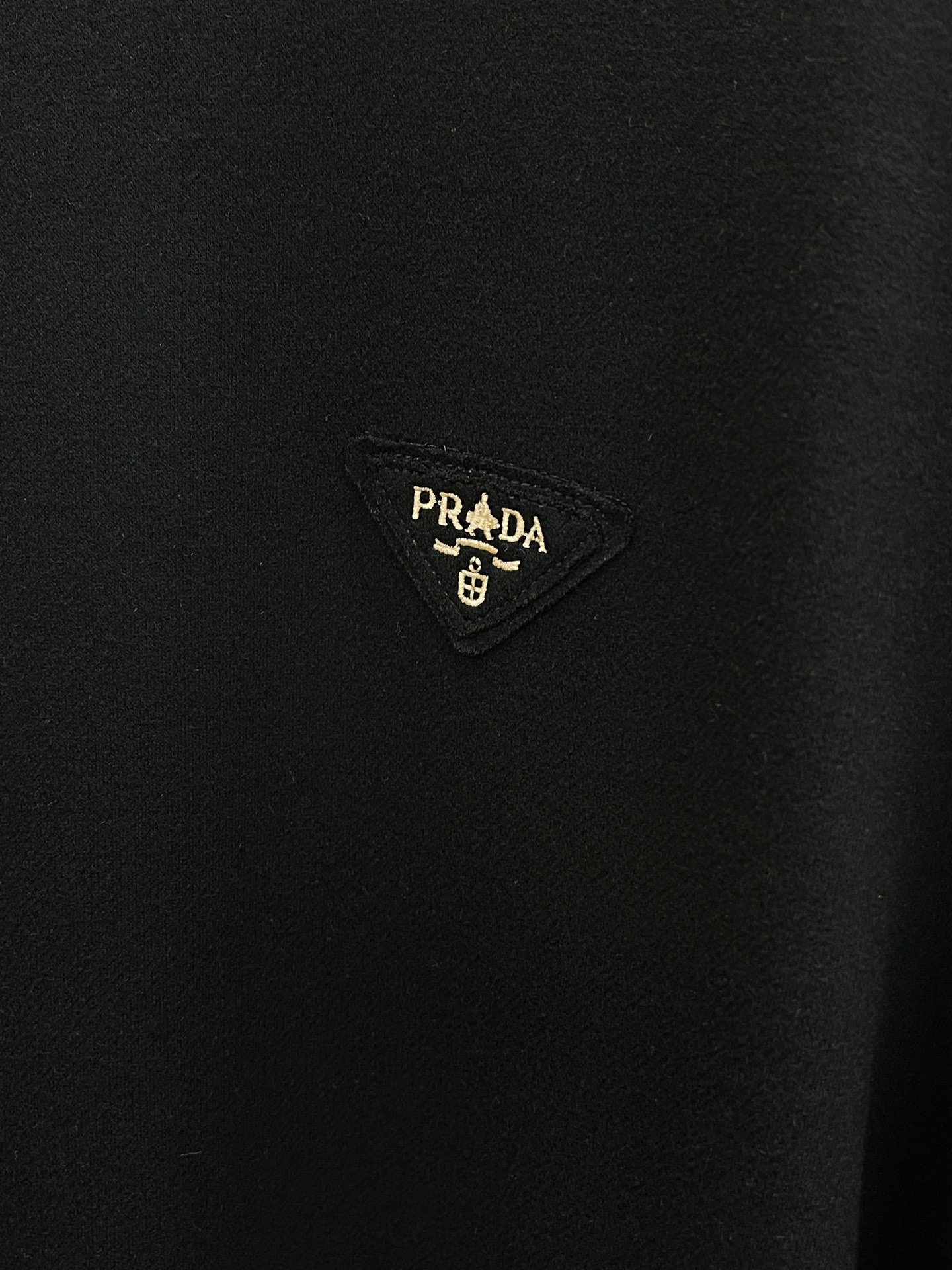 秋冬 PD 🔥早秋新款首发专柜最新款长袖圆领羊毛T恤 高端订制 设计前卫时尚！品牌logo工艺设计 高端