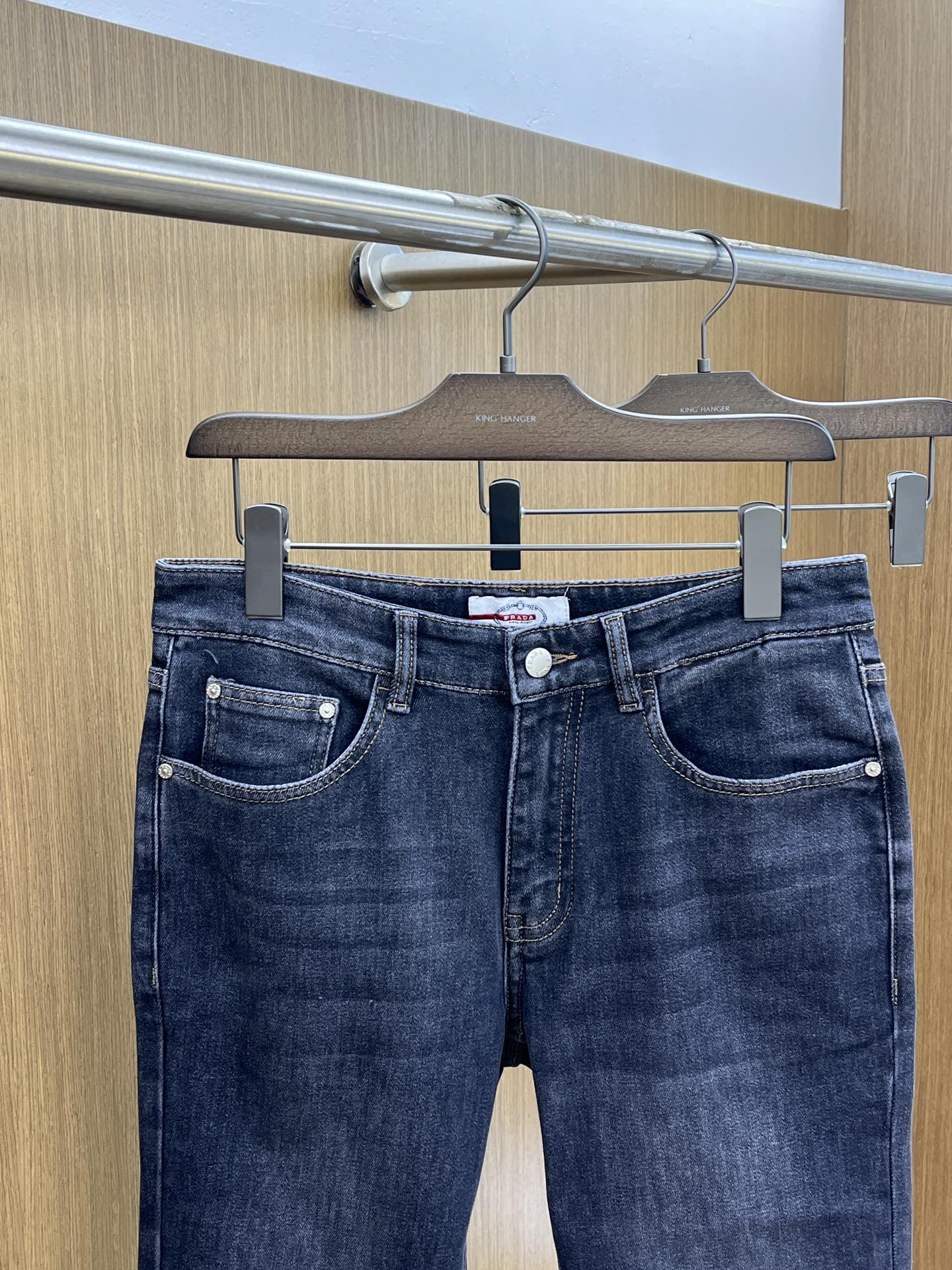 秋冬 PD 🔥🔥高端定制、25SS秋冬最新款牛仔裤 柜台同步发售 进口固色面料 原版定制复刻 客供五金辅