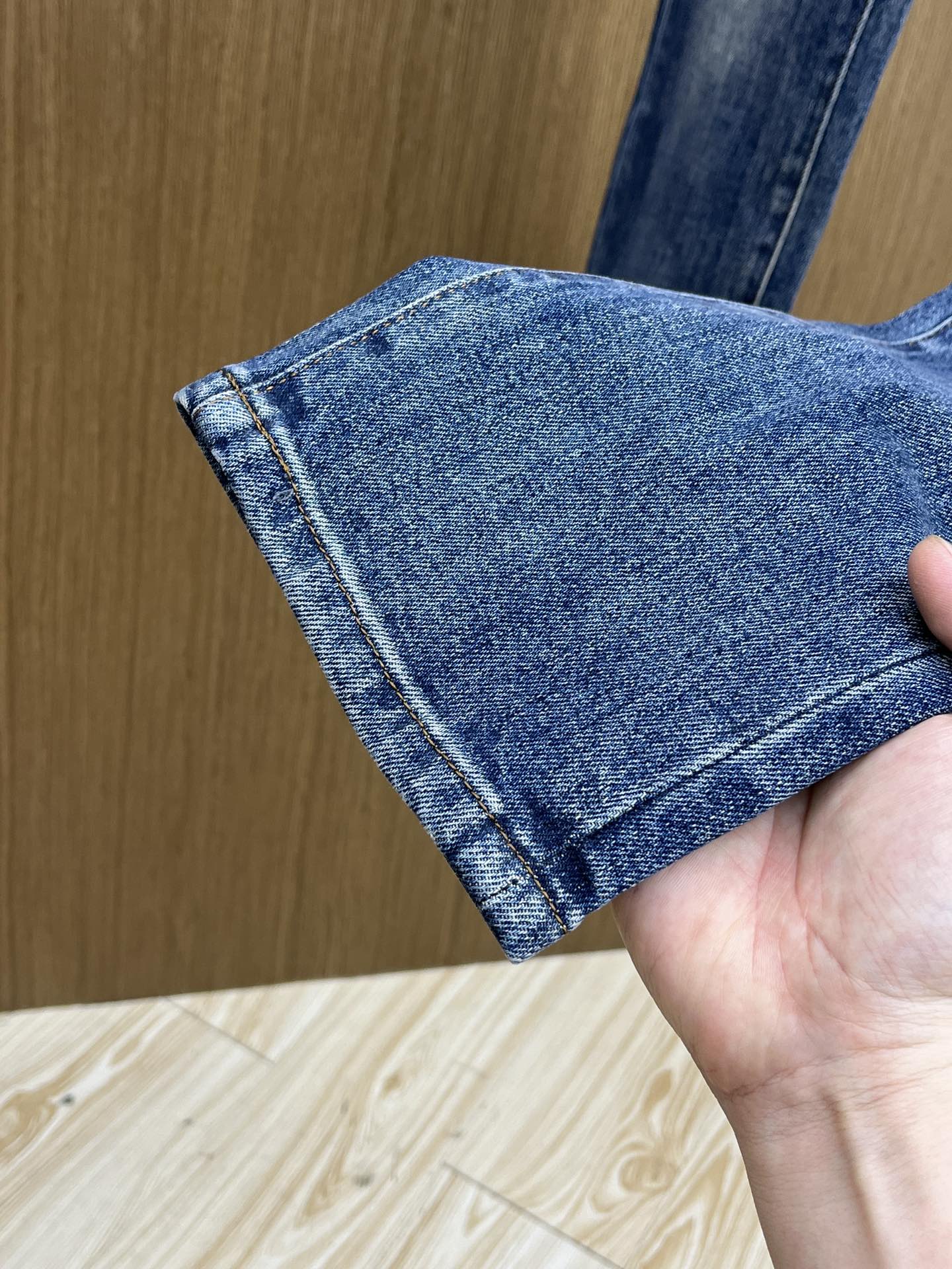 秋冬 TF 🔥🔥高端定制、25SS秋冬最新款牛仔裤 柜台同步发售 进口固色面料 原版定制复刻 客供五金辅