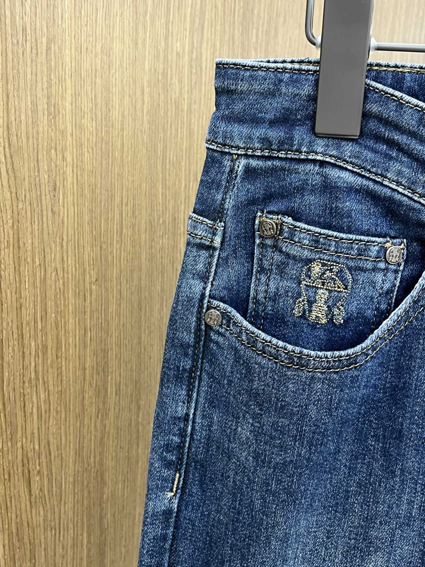 秋冬 BC 🔥🔥高端定制、25SS秋冬最新款牛仔裤 柜台同步发售 进口固色面料 原版定制复刻 客供五金辅
