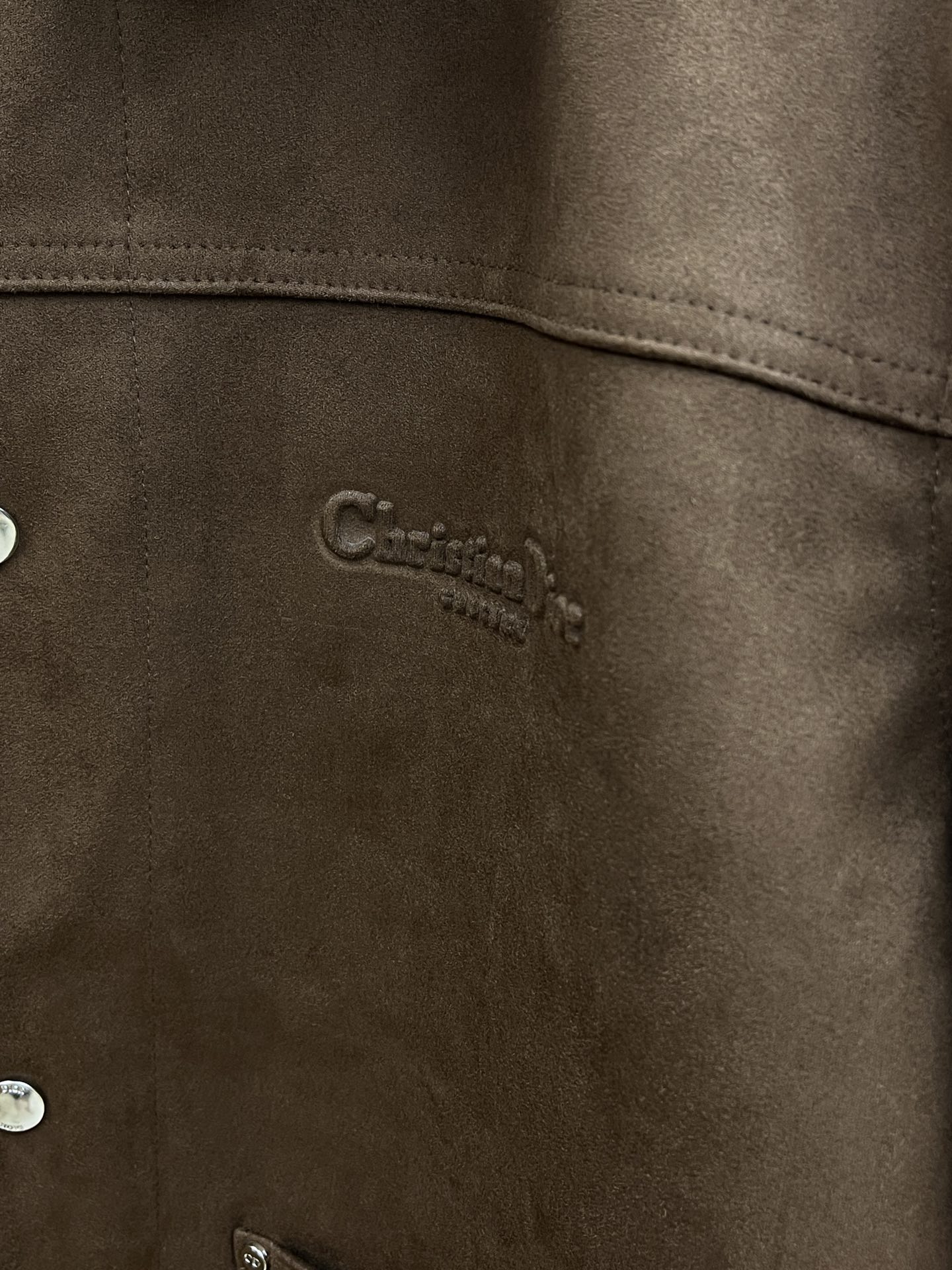 秋冬 CD🔥SS男士新款口袋麂皮绒夹克外套，采用麂皮绒皮革精心制作，经典版型，凸显新意同时也能提升款式的