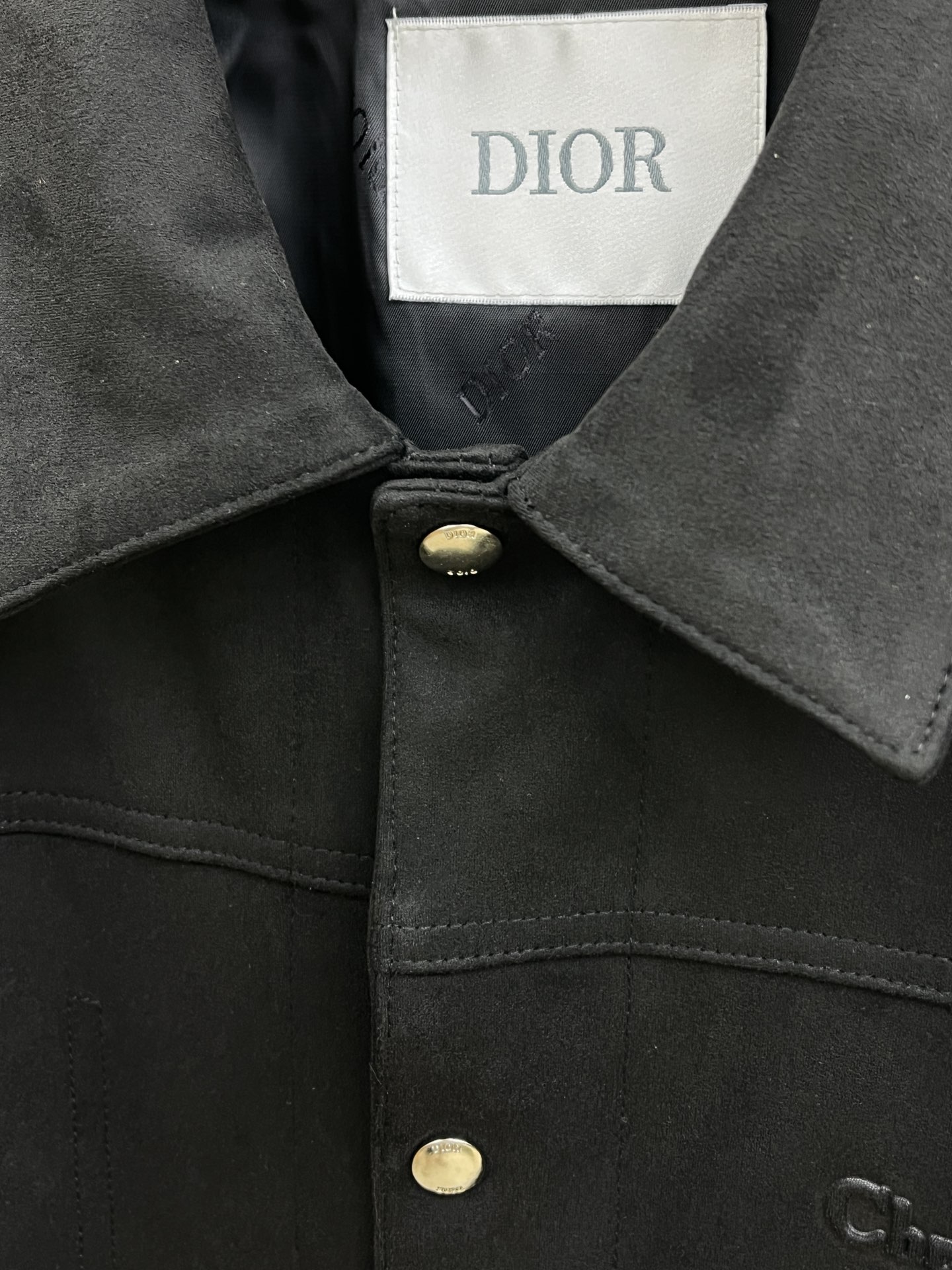 秋冬 CD 🔥SS男士新款口袋麂皮绒夹克外套，采用麂皮绒皮革精心制作，经典版型，凸显新意同时也能提升款式