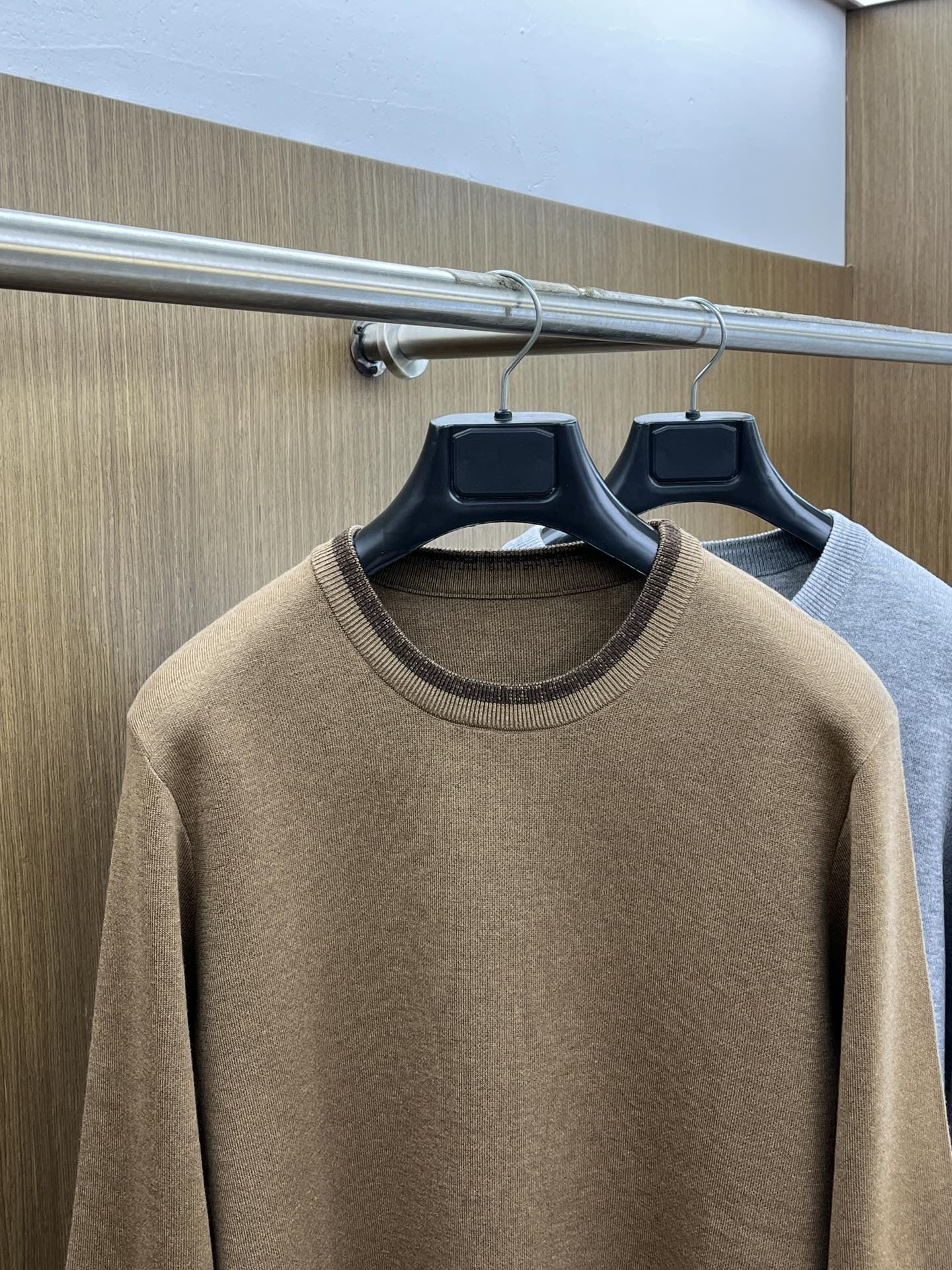 秋冬 Zz🔥官网秋冬Zegna羊毛针织衫 精致羊毛针织工艺 所有细节做工完美简约时尚 适配商务、fjj休