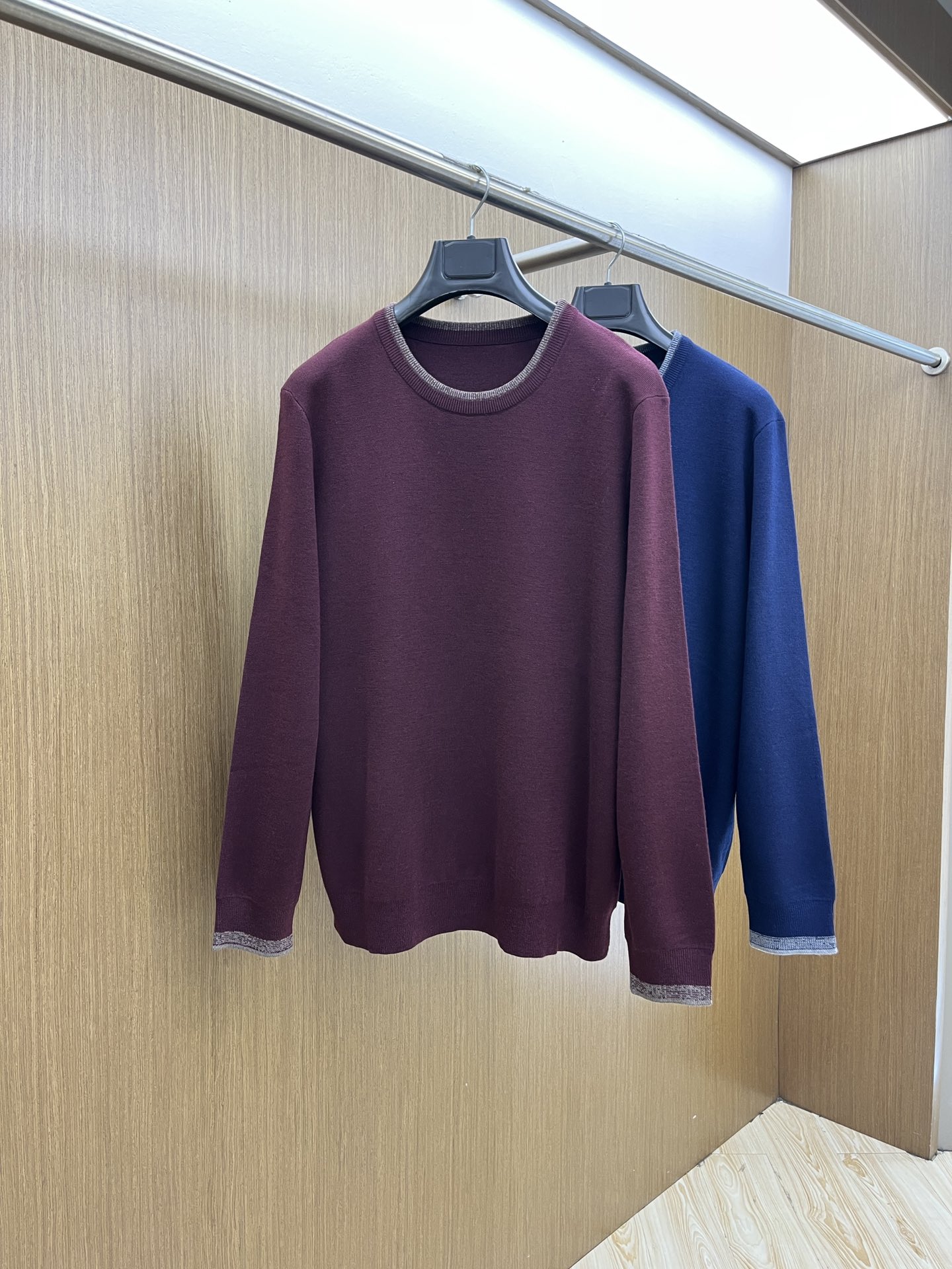 秋冬 Zz🔥官网秋冬Zegna羊毛针织衫 精致羊毛针织工艺 所有细节做工完美简约时尚 适配商务、fjj休