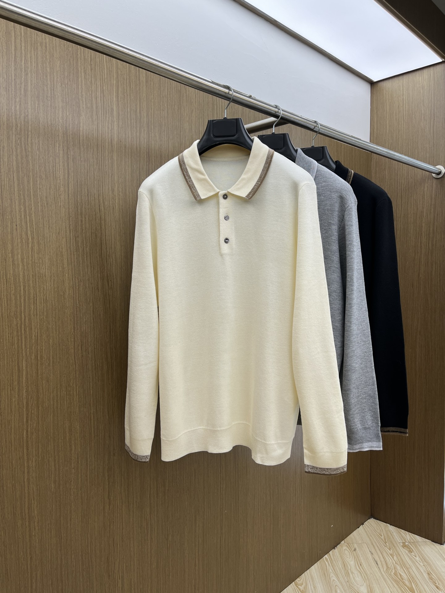 秋冬 ZZ 🔥官网秋冬Zegna羊毛针织衫 精致羊毛针织工艺 所有细节做工完美简约时尚 适配商务、fjj