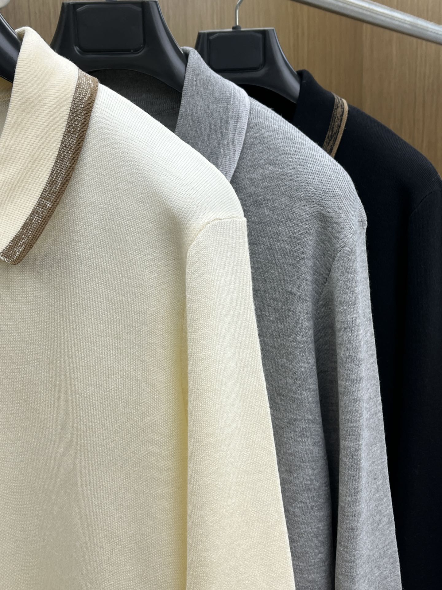 秋冬 ZZ 🔥官网秋冬Zegna羊毛针织衫 精致羊毛针织工艺 所有细节做工完美简约时尚 适配商务、fjj