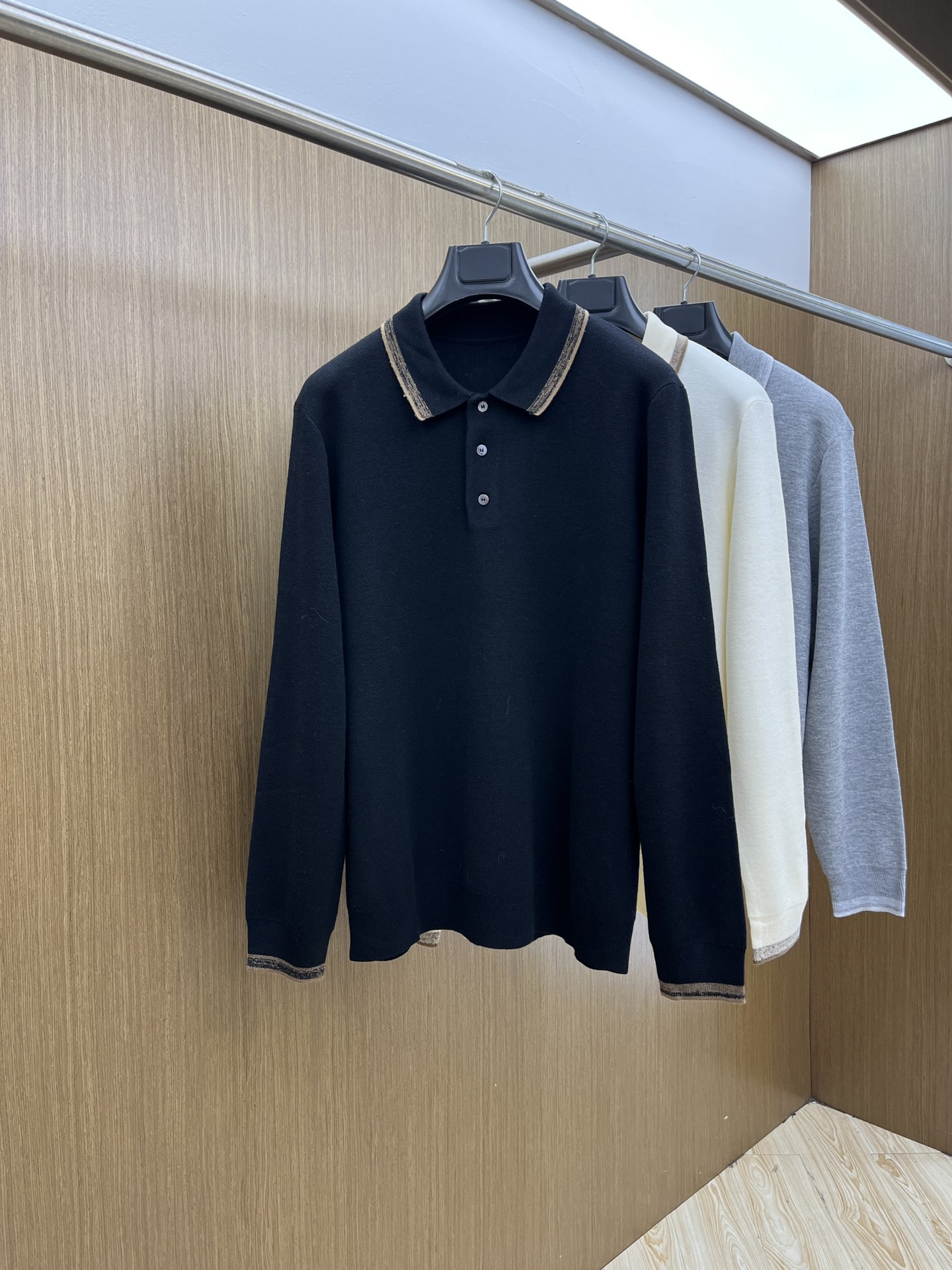 秋冬 ZZ 🔥官网秋冬Zegna羊毛针织衫 精致羊毛针织工艺 所有细节做工完美简约时尚 适配商务、fjj