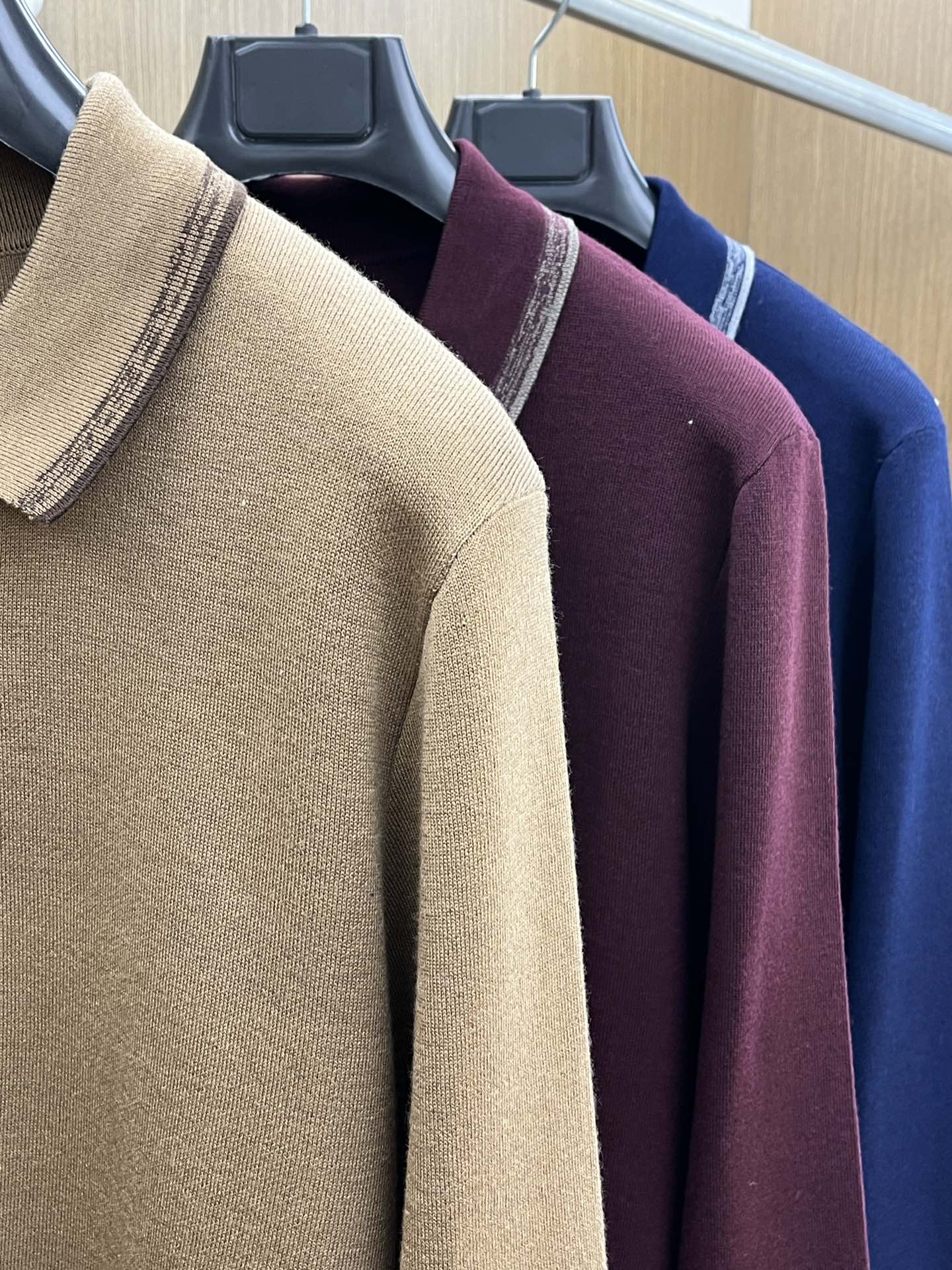 秋冬 ZZ 🔥官网秋冬Zegna羊毛针织衫 精致羊毛针织工艺 所有细节做工完美简约时尚 适配商务、fjj