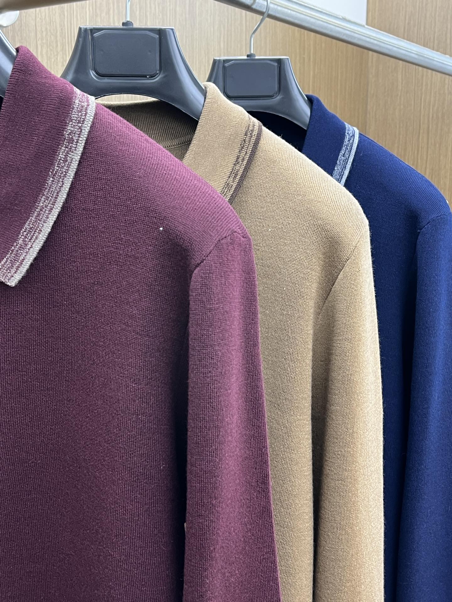 秋冬 ZZ 🔥官网秋冬Zegna羊毛针织衫 精致羊毛针织工艺 所有细节做工完美简约时尚 适配商务、fjj