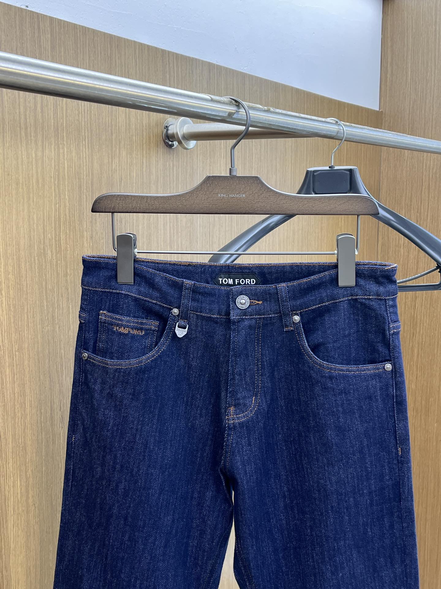 秋冬 TF 🔥🔥高端定制、25SS秋冬最新款牛仔裤 柜台同步发售 进口固色面料 原版定制复刻 客供五金辅