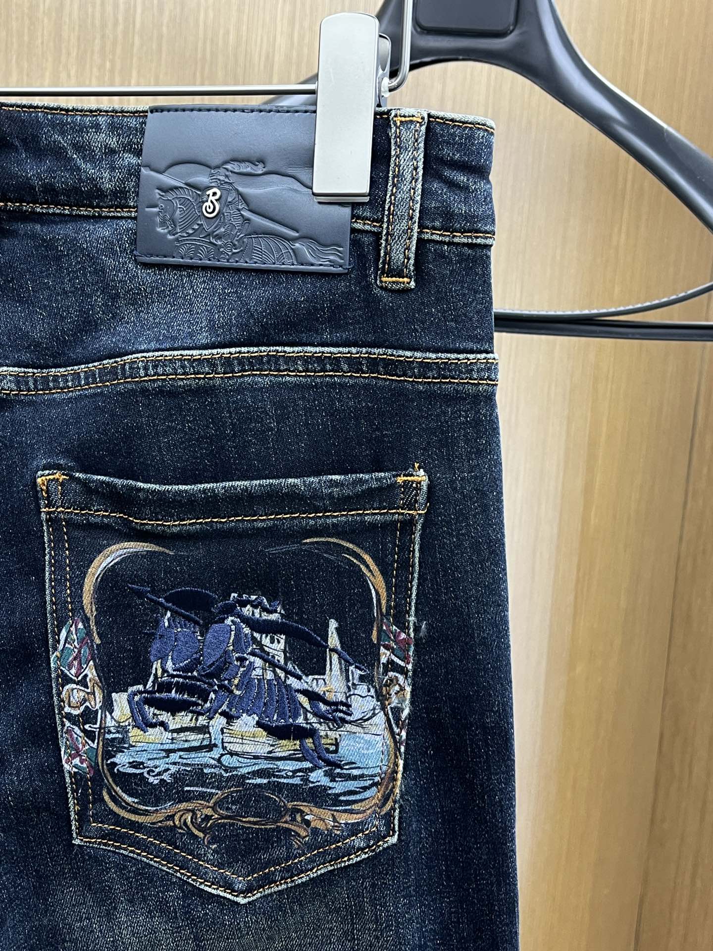 秋冬 BBR 🔥高端定制、2025早秋最新款牛仔裤 柜台同步发售 原版定制复刻 客供五金辅料 原单品质 