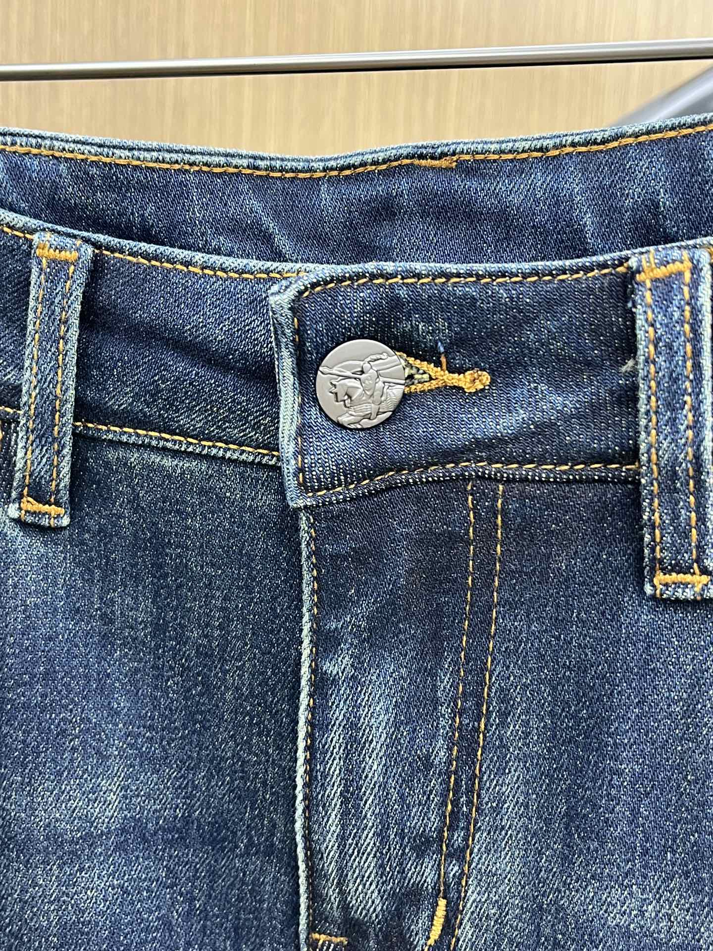 秋冬 BBR 🔥高端定制、2025早秋最新款牛仔裤 柜台同步发售 原版定制复刻 客供五金辅料 原单品质 