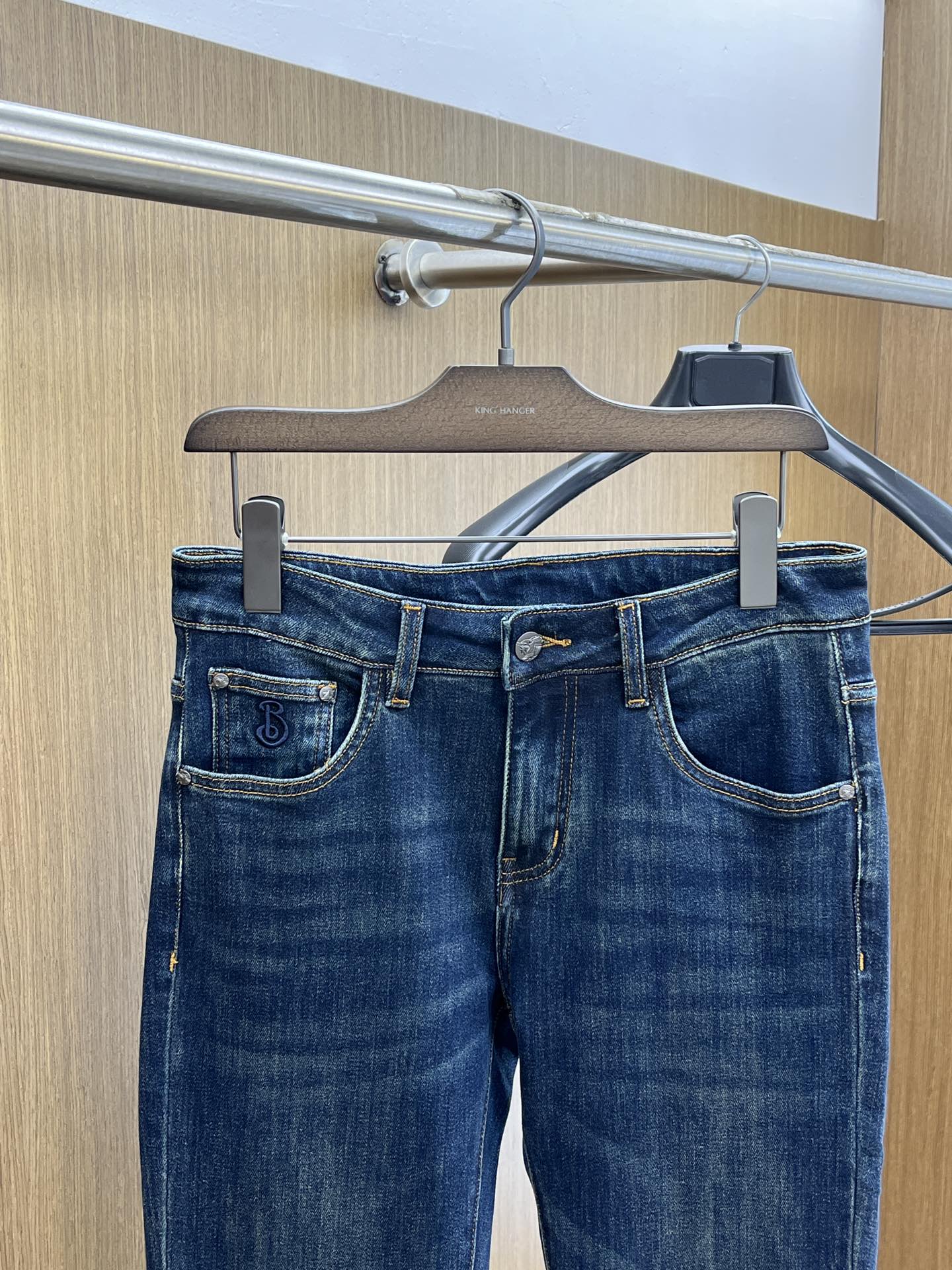 秋冬 BBR 🔥高端定制、2025早秋最新款牛仔裤 柜台同步发售 原版定制复刻 客供五金辅料 原单品质 