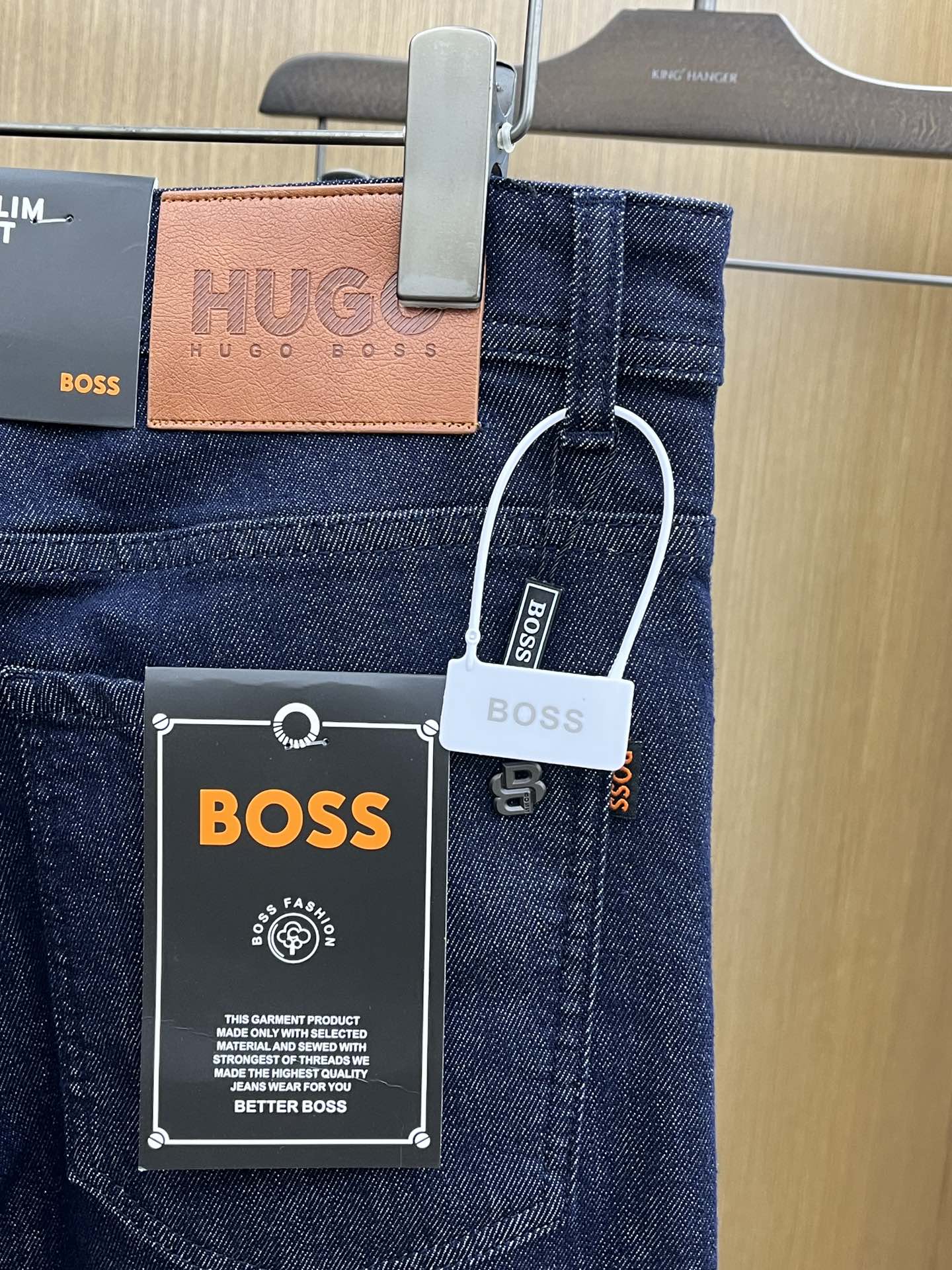 秋冬 Boss 🔥🔥高端定制、25SS秋冬最新款牛仔裤 柜台同步发售 进口固色面料 原版定制复刻 客供五