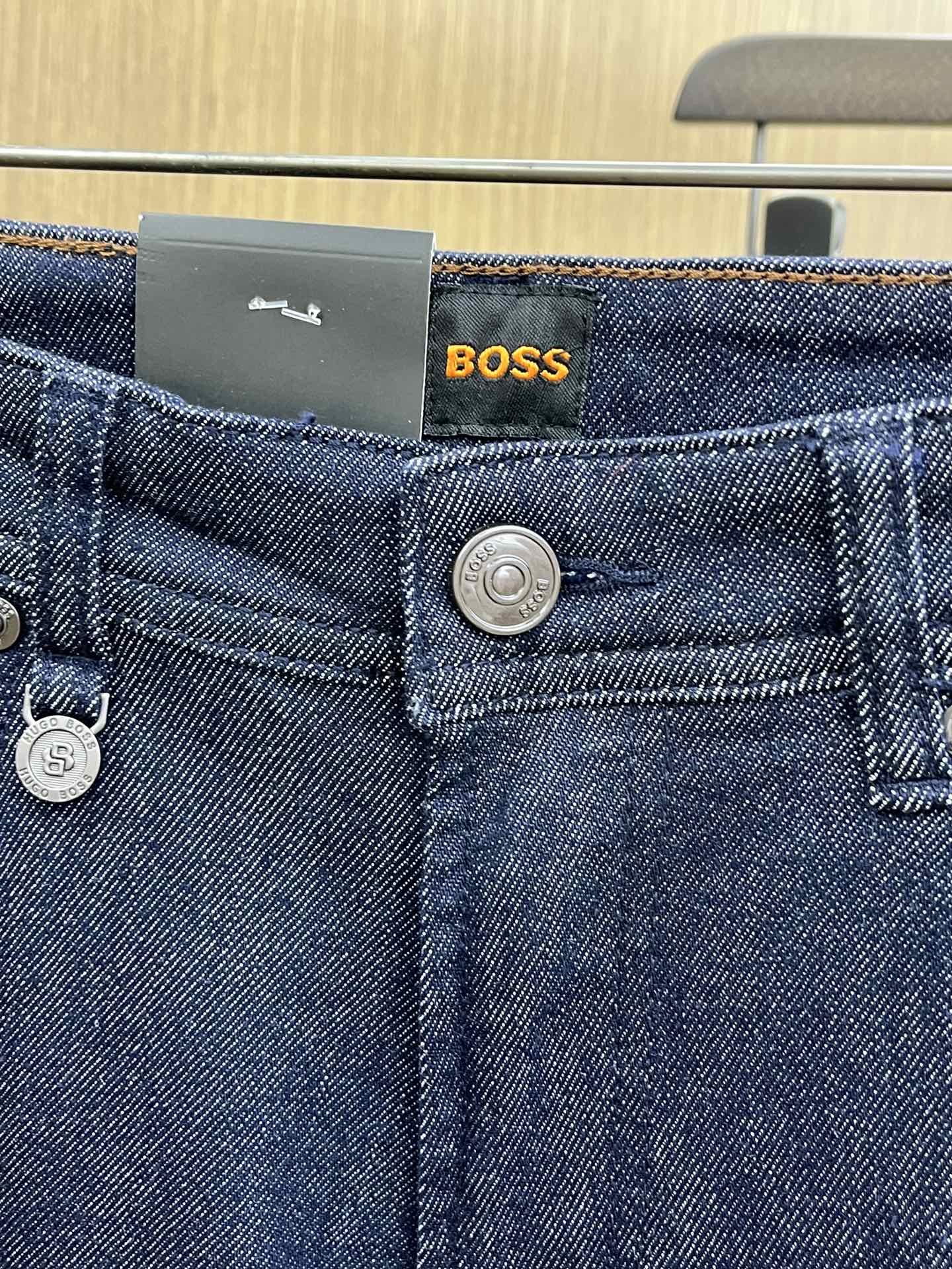 秋冬 Boss 🔥🔥高端定制、25SS秋冬最新款牛仔裤 柜台同步发售 进口固色面料 原版定制复刻 客供五