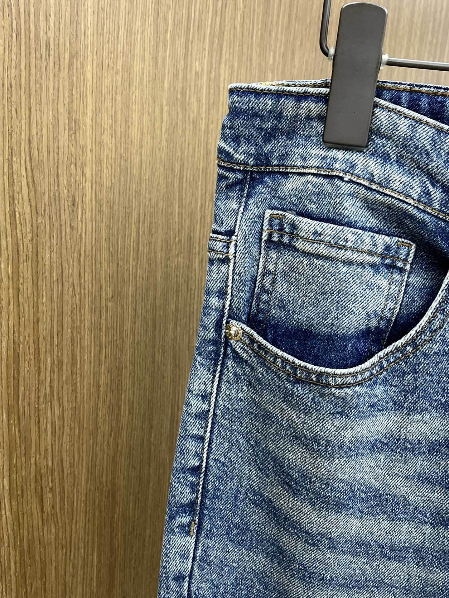 秋冬 DG  🔥🔥高端定制、25SS秋冬最新款牛仔裤 柜台同步发售 进口固色面料 原版定制复刻 客供五金