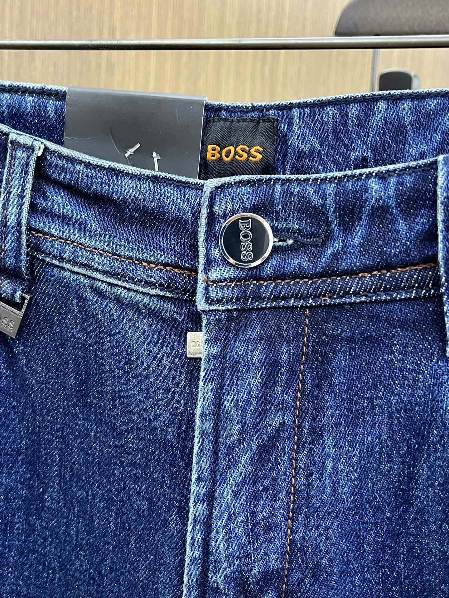 秋冬 Boss 🔥🔥高端定制、25SS秋冬最新款牛仔裤 柜台同步发售 进口固色面料 原版定制复刻 客供五