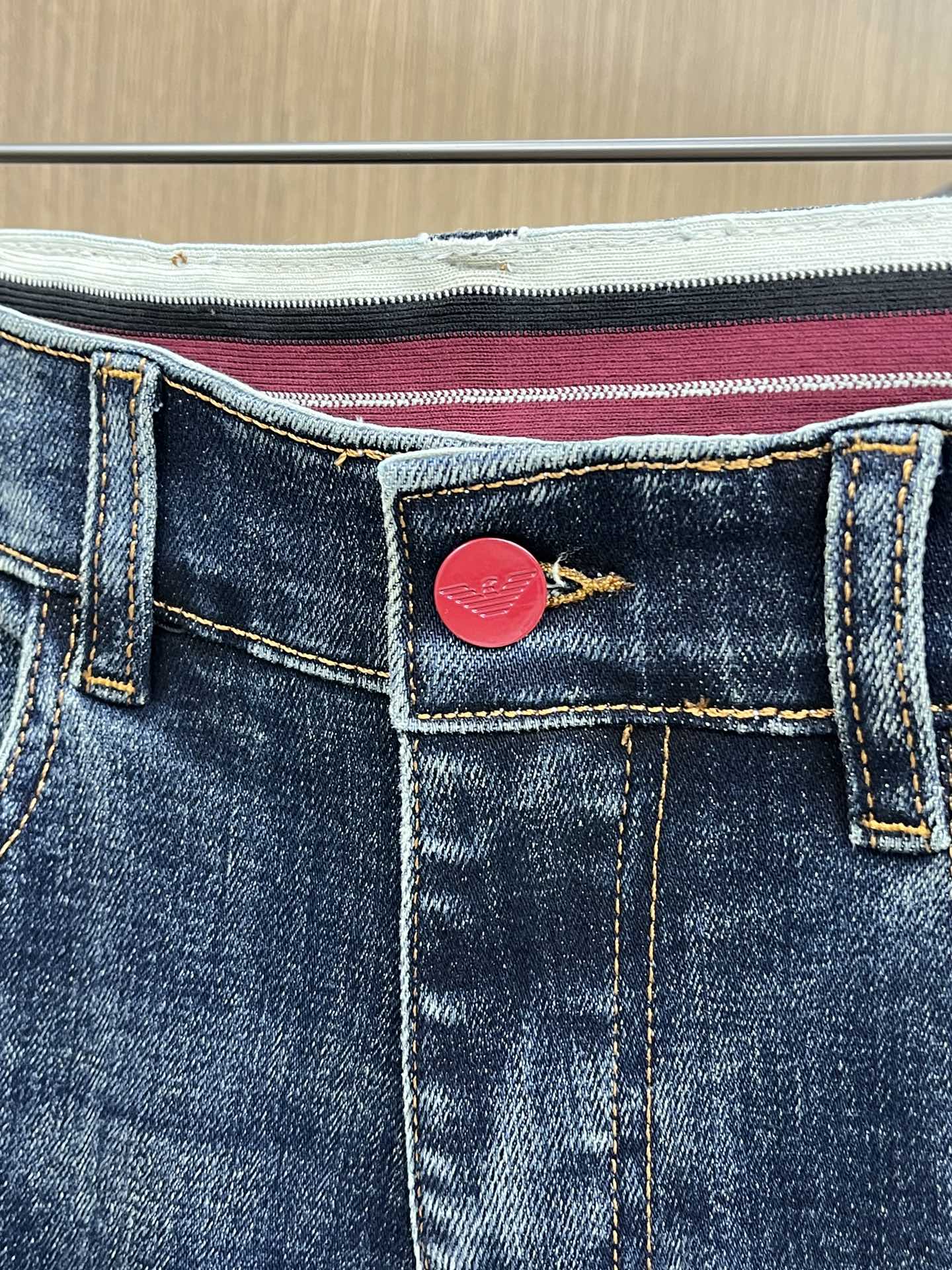 秋冬 AJ🔥高端定制、2025早秋最新款牛仔裤 柜台同步发售 原版定制复刻 客供五金辅料 原单品质 进口