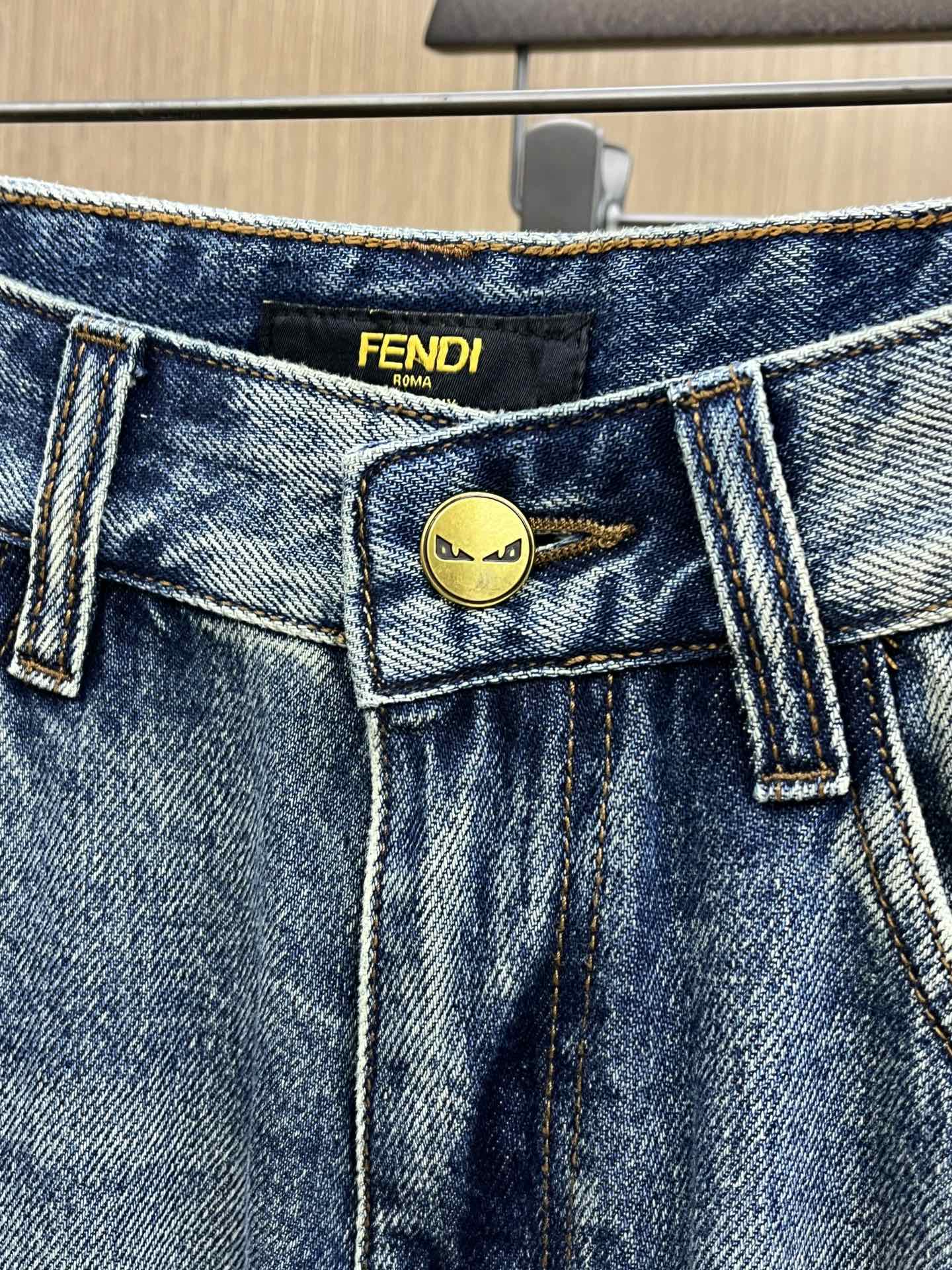 新品 FD 🔥🔥高端定制、2025早春最新款牛仔裤 柜台同步发售 原版定制复刻 客供五金辅料 原单品质 