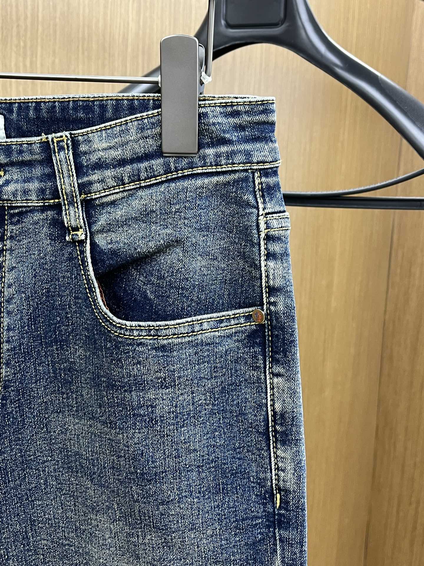 秋冬 Mon 🔥🔥高端定制、25SS秋冬最新款牛仔裤 柜台同步发售 进口固色面料 原版定制复刻 客供五金