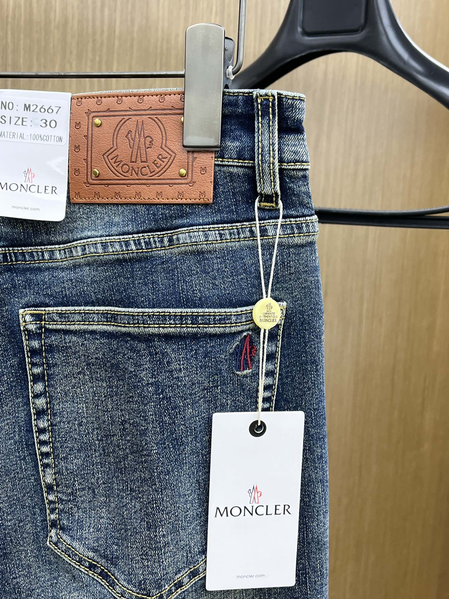 秋冬 Mon 🔥🔥高端定制、25SS秋冬最新款牛仔裤 柜台同步发售 进口固色面料 原版定制复刻 客供五金
