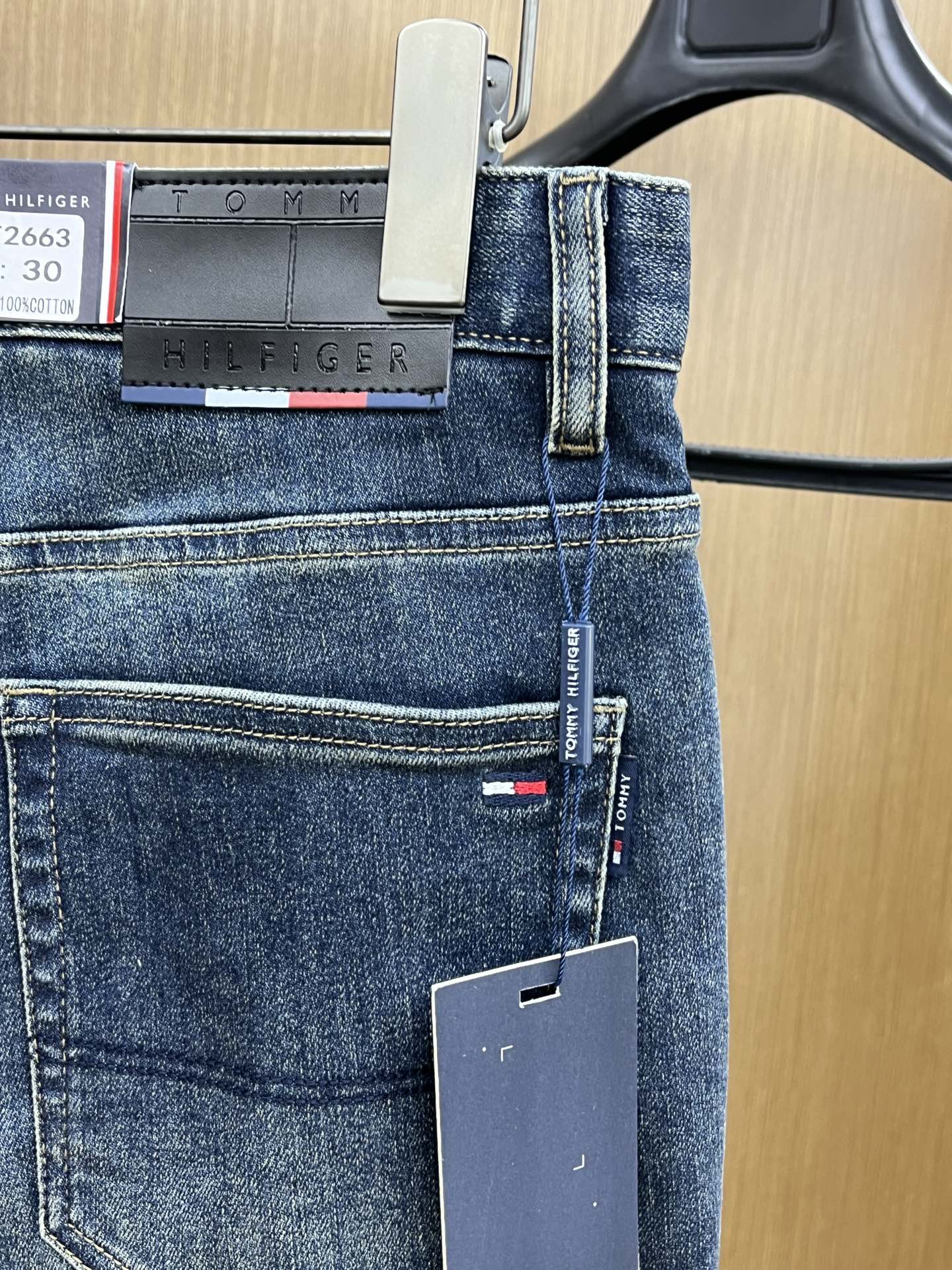 秋冬 TOMY🔥🔥高端定制、25SS秋冬最新款牛仔裤 柜台同步发售 进口固色面料 原版定制复刻 客供五金