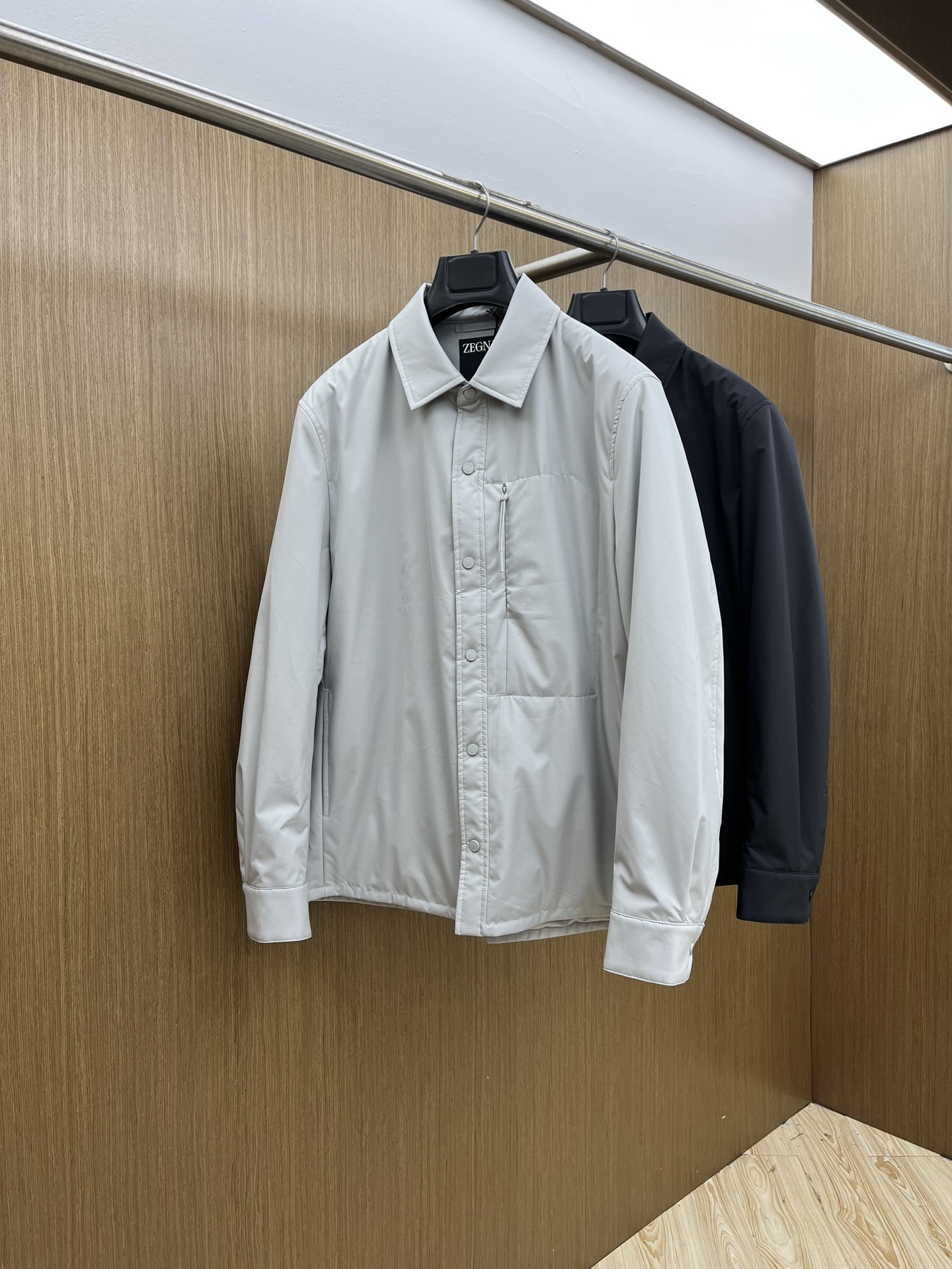 秋冬 Zz 🔥FW秋冬男士经典时尚薄棉外套 商务 高科技面料手感细腻柔软，客供顶级聚酰胺锦纶纤维面料,极