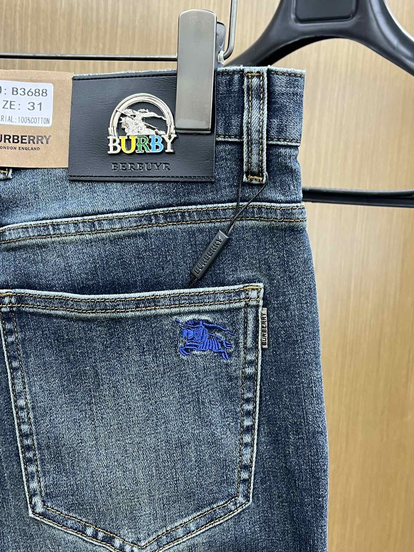 秋冬 BBR 🔥🔥高端定制、25SS秋冬最新款牛仔裤 柜台同步发售 进口固色面料 原版定制复刻 客供五金