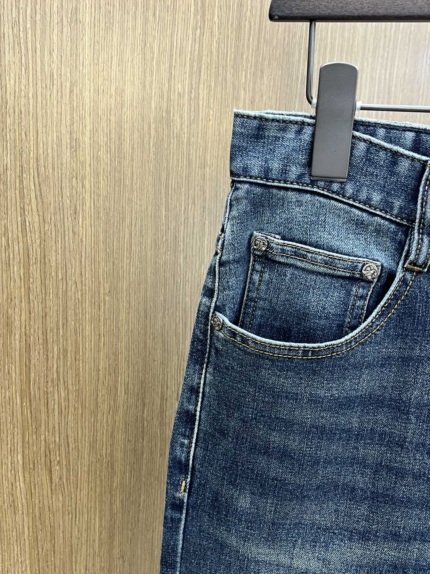 秋冬 BBR 🔥🔥高端定制、25SS秋冬最新款牛仔裤 柜台同步发售 进口固色面料 原版定制复刻 客供五金