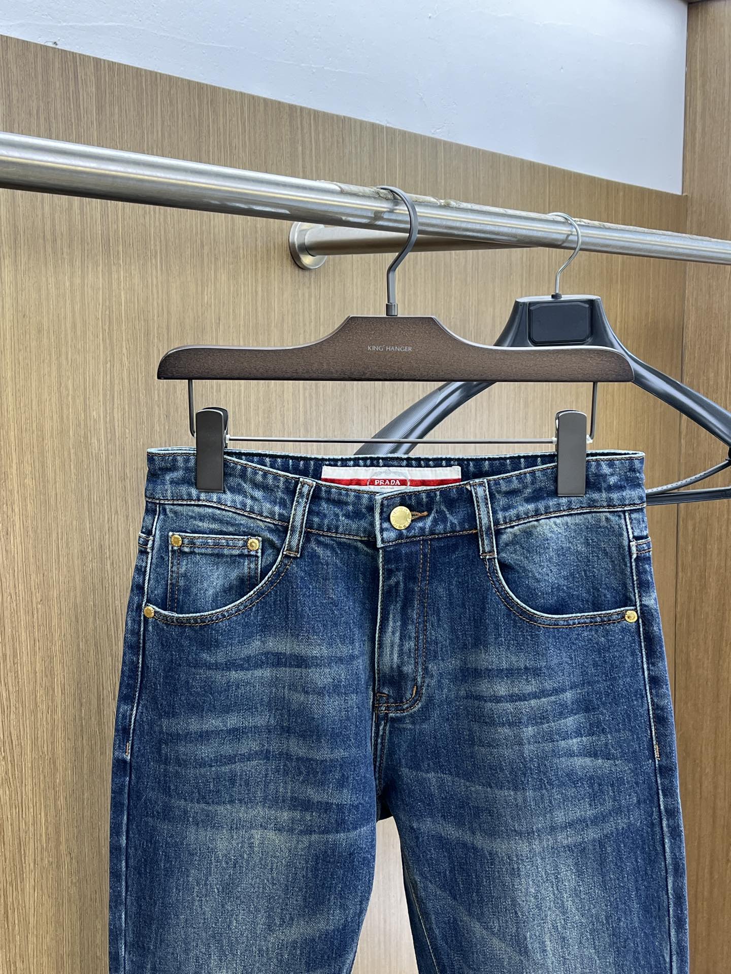 秋冬 PD 🔥🔥高端定制、25SS秋冬最新款牛仔裤 柜台同步发售 进口固色面料 原版定制复刻 客供五金辅