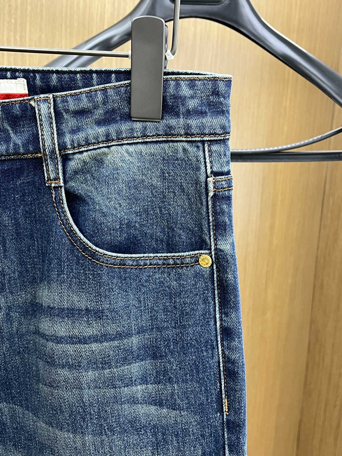 秋冬 PD 🔥🔥高端定制、25SS秋冬最新款牛仔裤 柜台同步发售 进口固色面料 原版定制复刻 客供五金辅