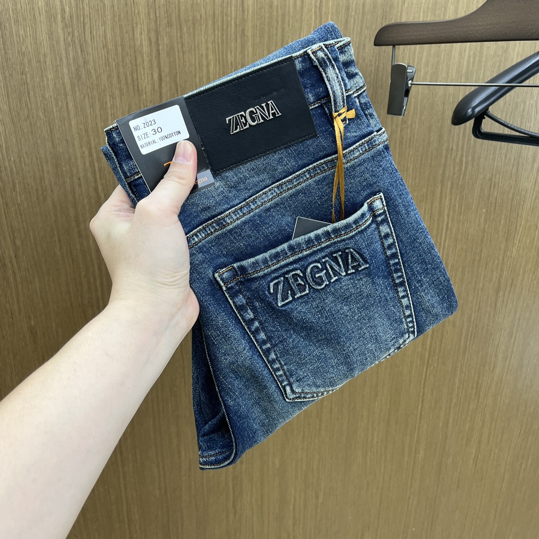 秋冬 ZZ 🔥🔥高端定制、25SS秋冬最新款牛仔裤 柜台同步发售 进口固色面料 原版定制复刻 客供五金辅