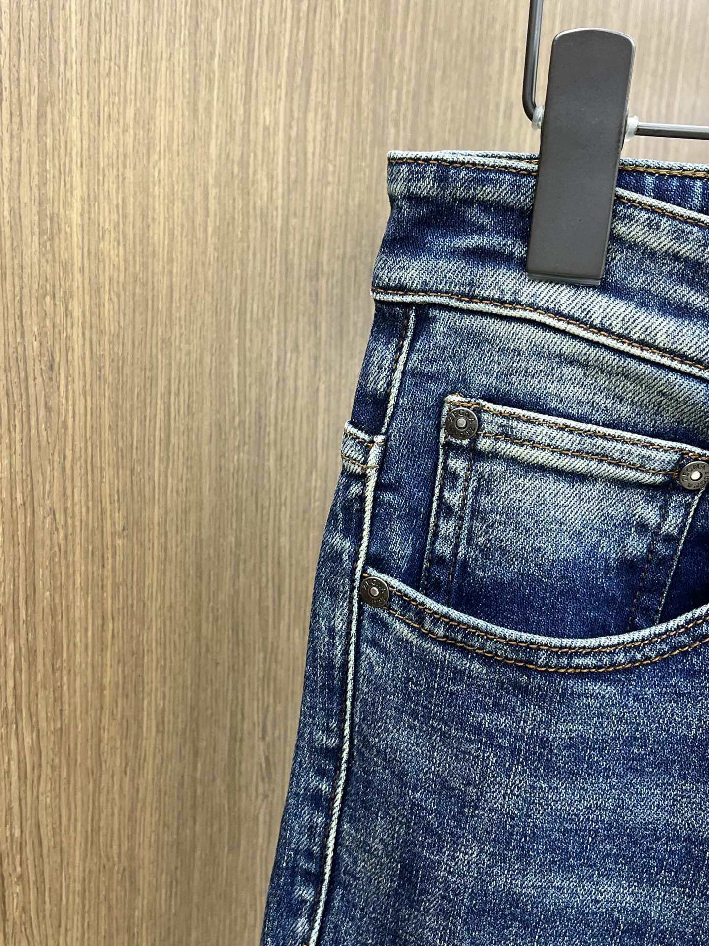 秋冬 ZZ 🔥🔥高端定制、25SS秋冬最新款牛仔裤 柜台同步发售 进口固色面料 原版定制复刻 客供五金辅