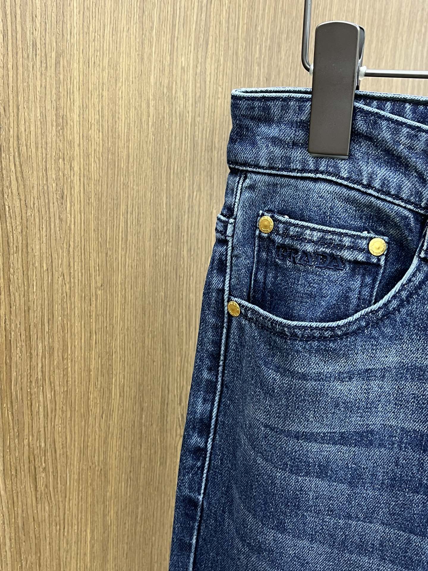 秋冬 PD 🔥🔥高端定制、25SS秋冬最新款牛仔裤 柜台同步发售 进口固色面料 原版定制复刻 客供五金辅