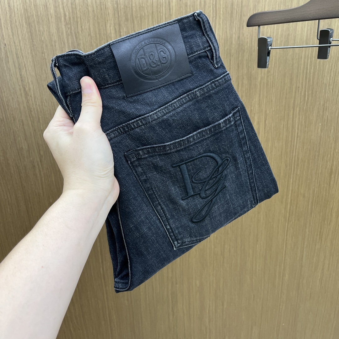 秋冬 DG 🔥🔥高端定制、25ss秋冬最新款原牛仔裤 柜台同步发售 原版定制复刻 客供五金辅料 原单品质