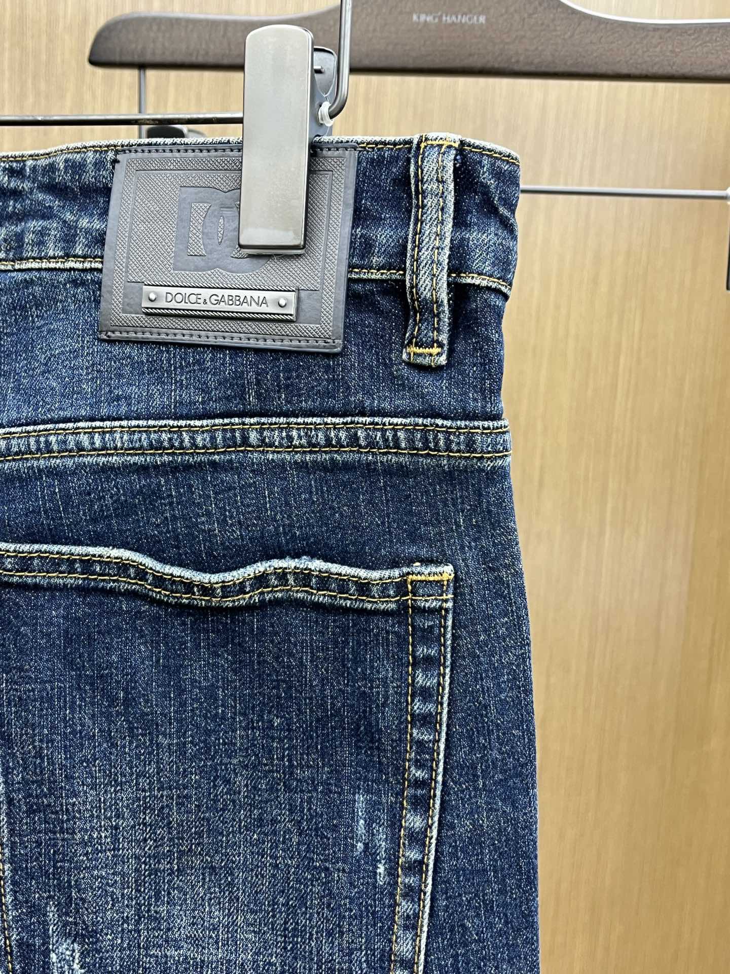 秋冬 DG 🔥🔥高端定制、25ss秋冬最新款原牛仔裤 柜台同步发售 原版定制复刻 客供五金辅料 原单品质