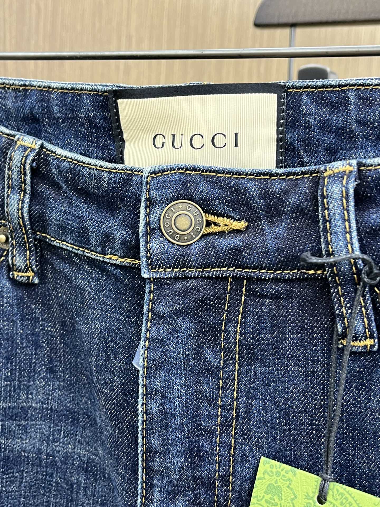 秋冬 Guc 🔥🔥高端定制、25ss秋冬最新款原牛仔裤 柜台同步发售 原版定制复刻 客供五金辅料 原单品