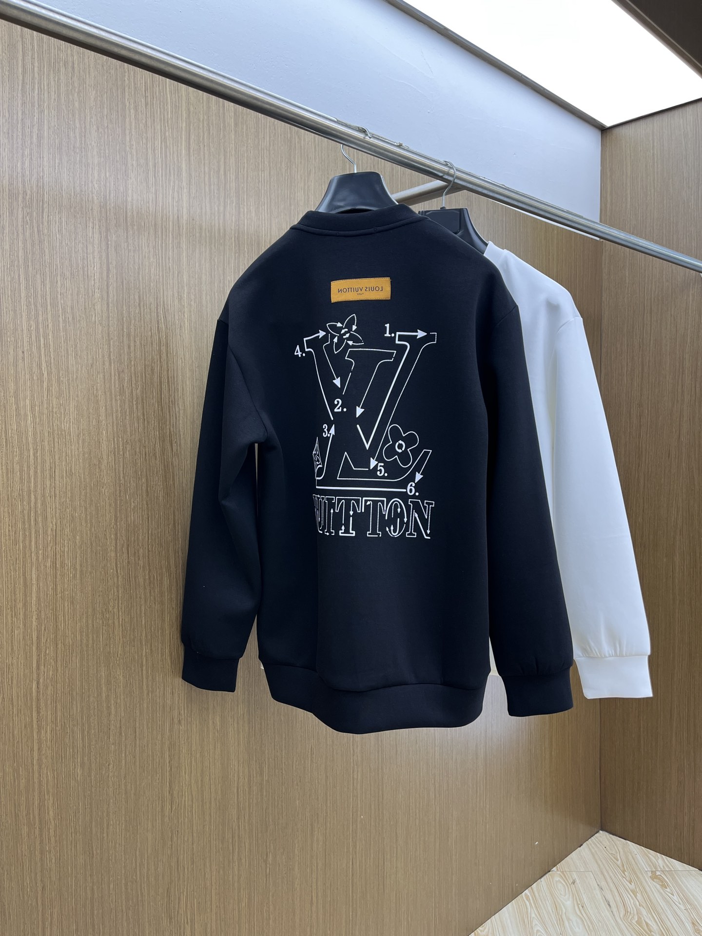 秋冬 LV 🔥FW秋冬新款印花圆领毛圈卫衣采用高端大牌面料380克毛圈高克重 独家定制客供 品质高端 男