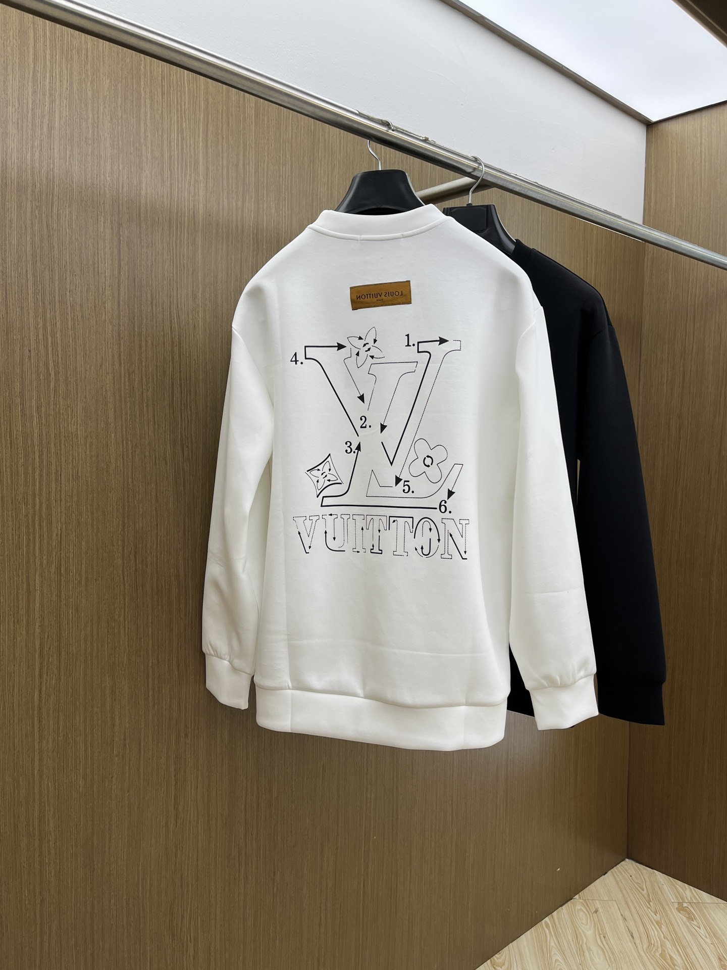 秋冬 LV 🔥FW秋冬新款印花圆领毛圈卫衣采用高端大牌面料380克毛圈高克重 独家定制客供 品质高端 男