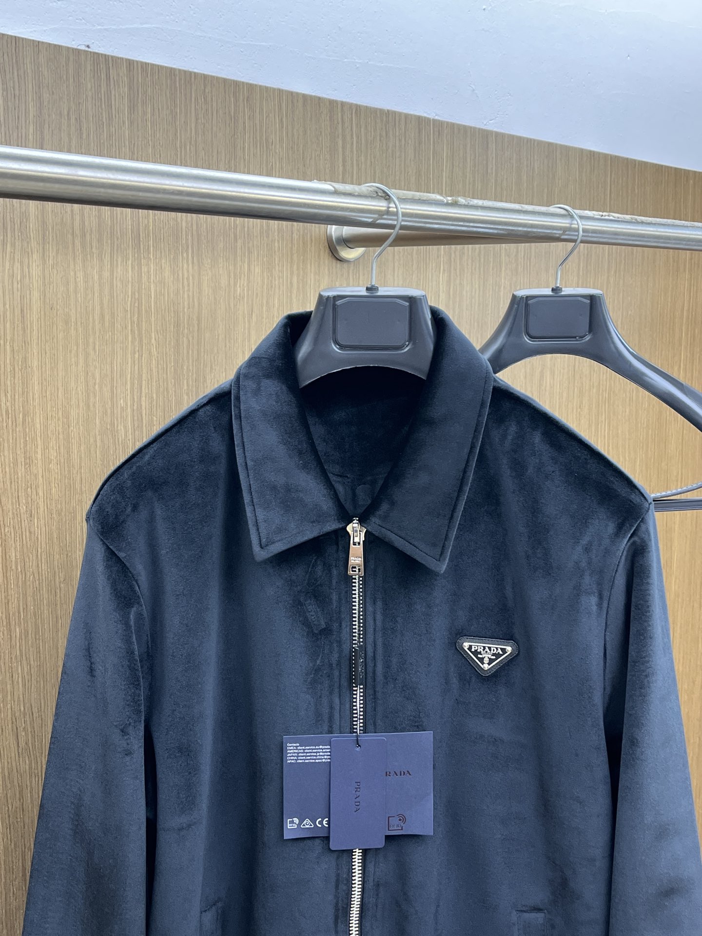 秋冬 PD 🔥SS丝绒丹宁横须贺夹克●正品35500购入开发●7*7斜纹植绒布●人丝里布●定制1：1链子