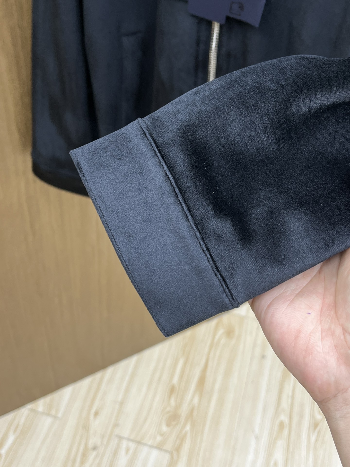 秋冬 PD 🔥SS丝绒丹宁横须贺夹克●正品35500购入开发●7*7斜纹植绒布●人丝里布●定制1：1链子