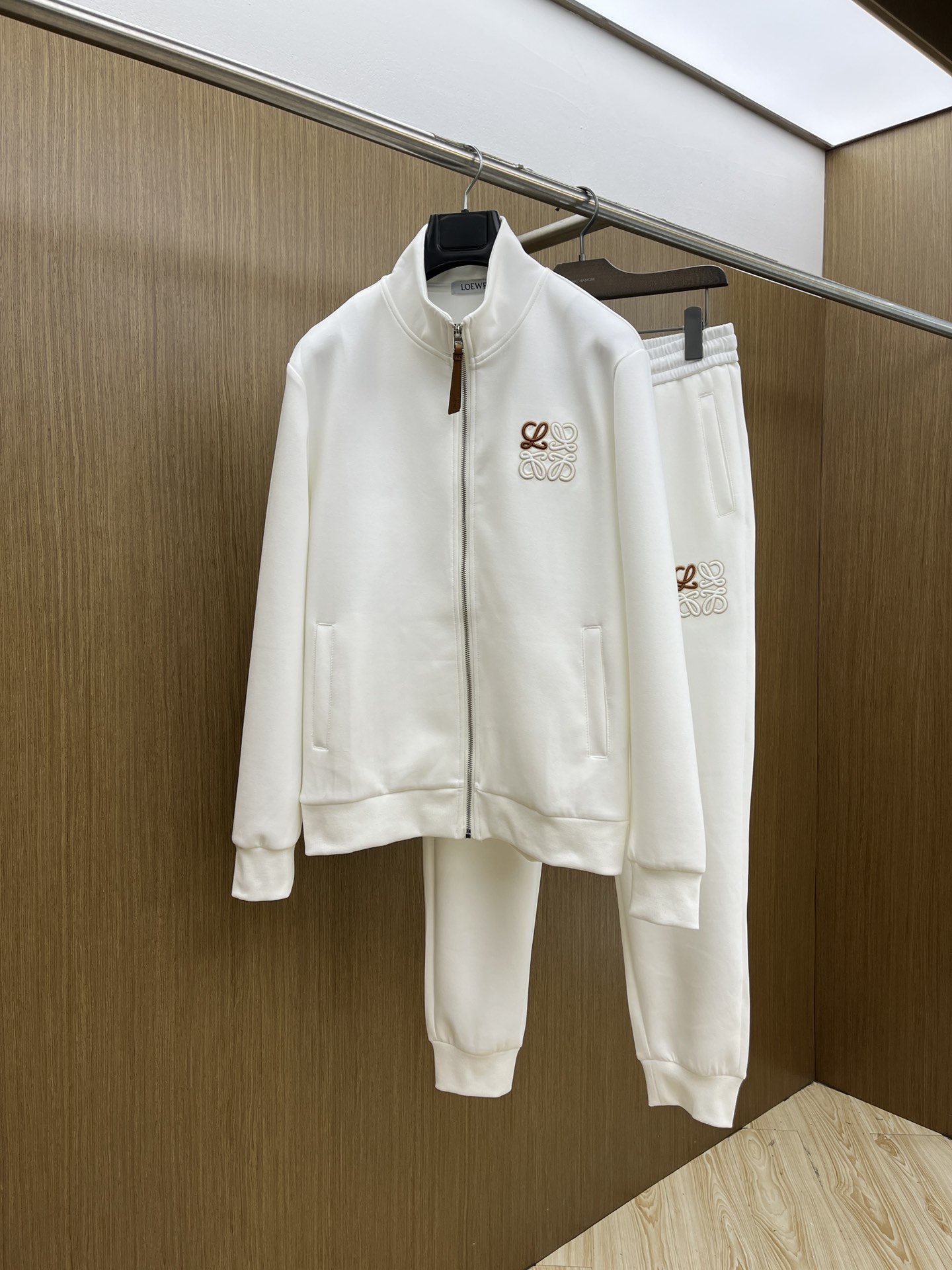 Luxury Embroidered Hoodie Set – Classic Design, Premium Quality – Yellow Accents