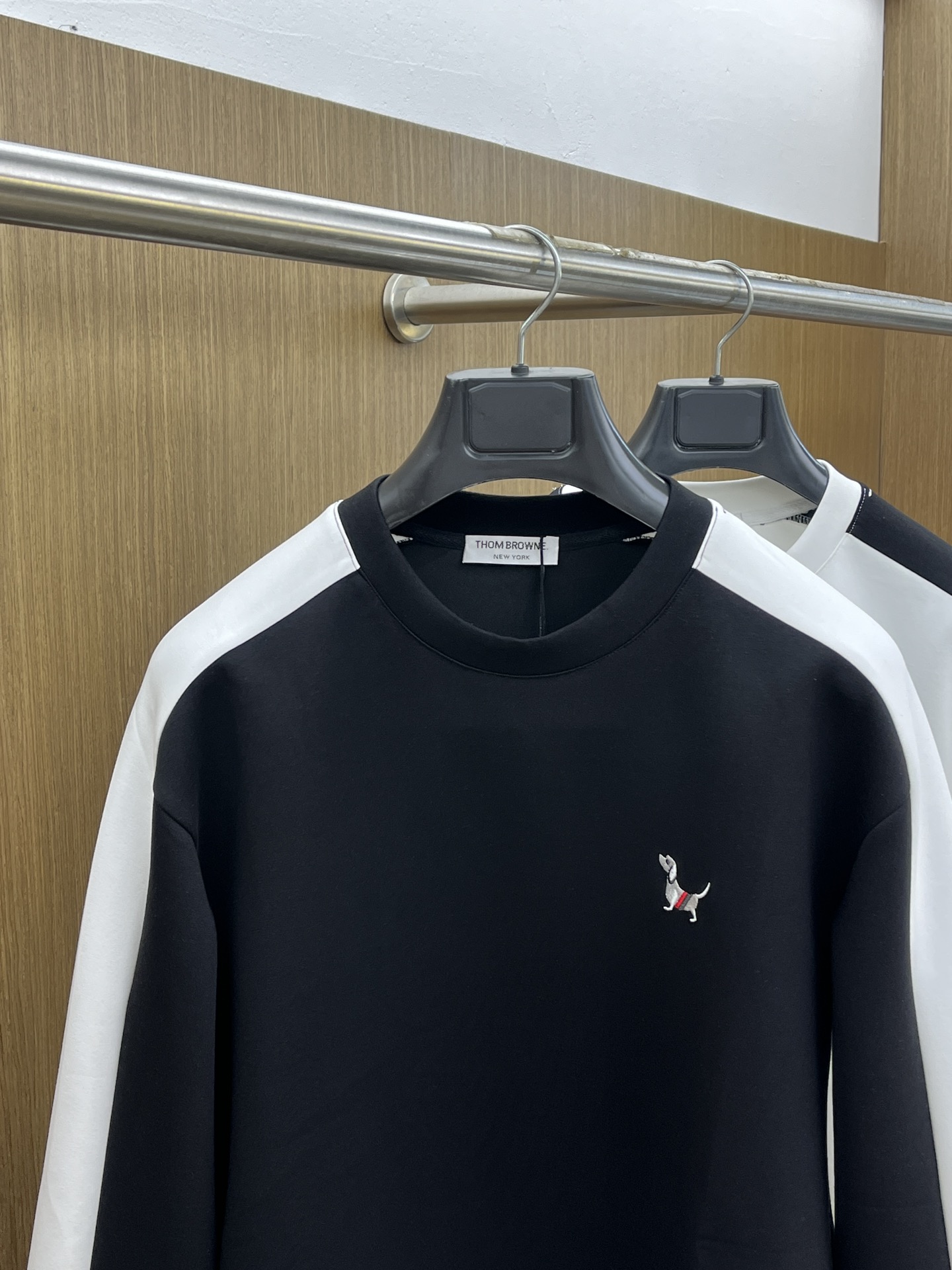 秋冬 TB 🔥FW秋冬新款印花圆领毛圈卫衣采用高端大牌面料380克毛圈高克重 独家定制客供 品质高端 男