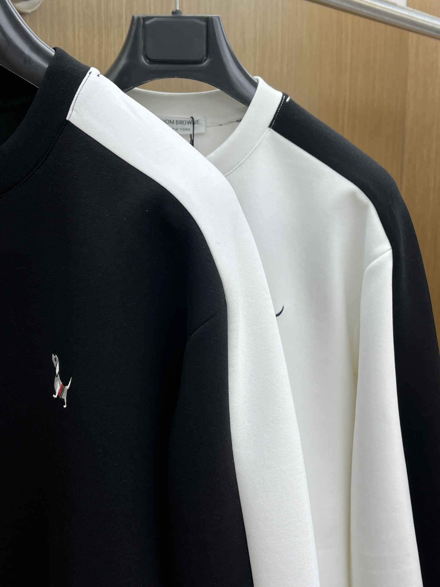 秋冬 TB 🔥FW秋冬新款印花圆领毛圈卫衣采用高端大牌面料380克毛圈高克重 独家定制客供 品质高端 男