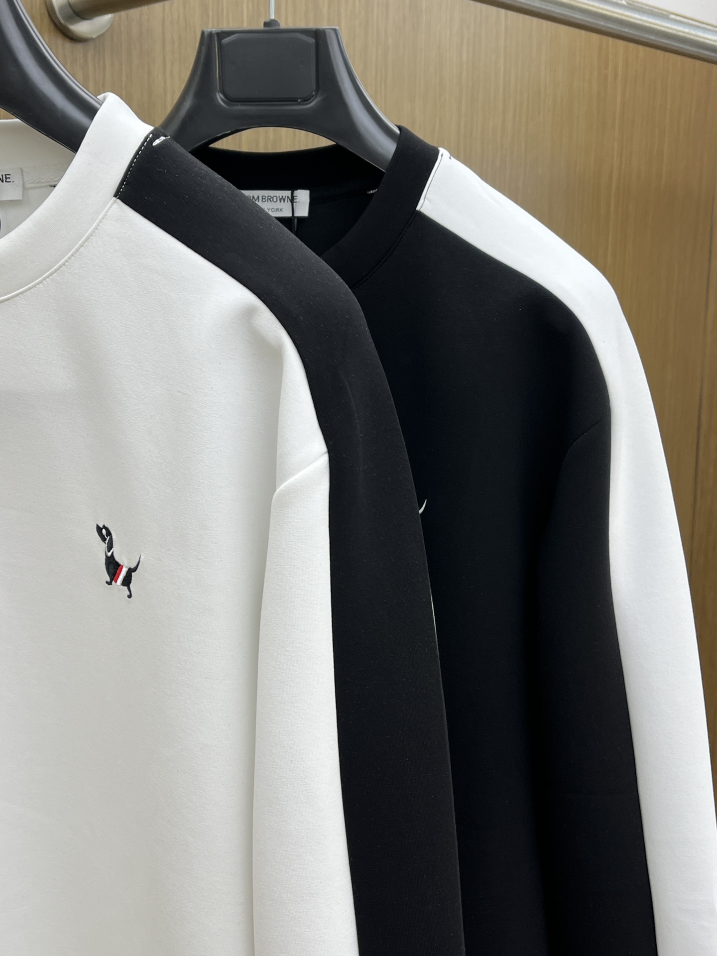 秋冬 TB 🔥FW秋冬新款印花圆领毛圈卫衣采用高端大牌面料380克毛圈高克重 独家定制客供 品质高端 男