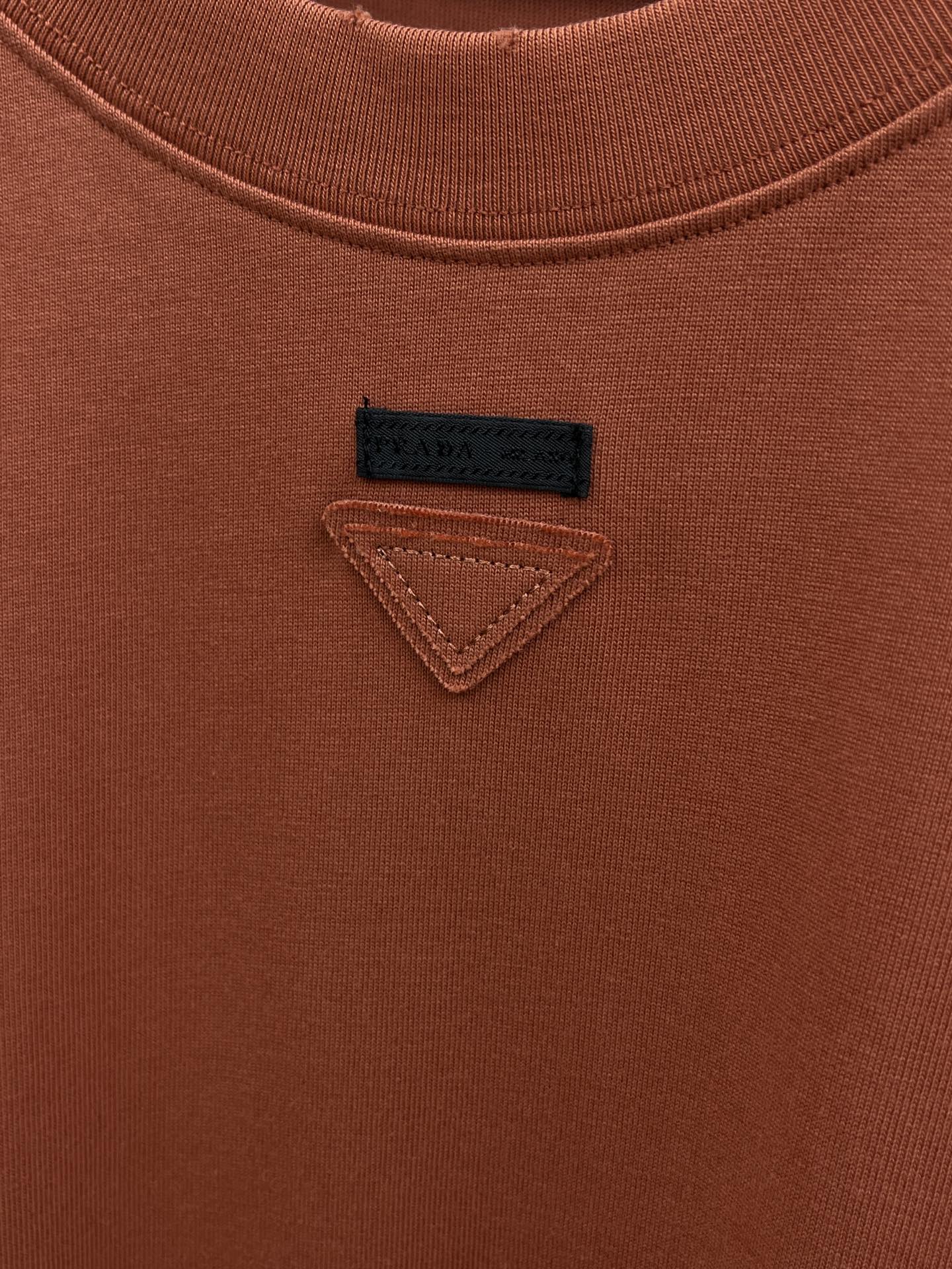 秋冬 PD 🔥🔥高品质 2025秋季新款，最新圆领长袖T恤 原版版型上身休闲百搭、随性慵懒范，定制原版双