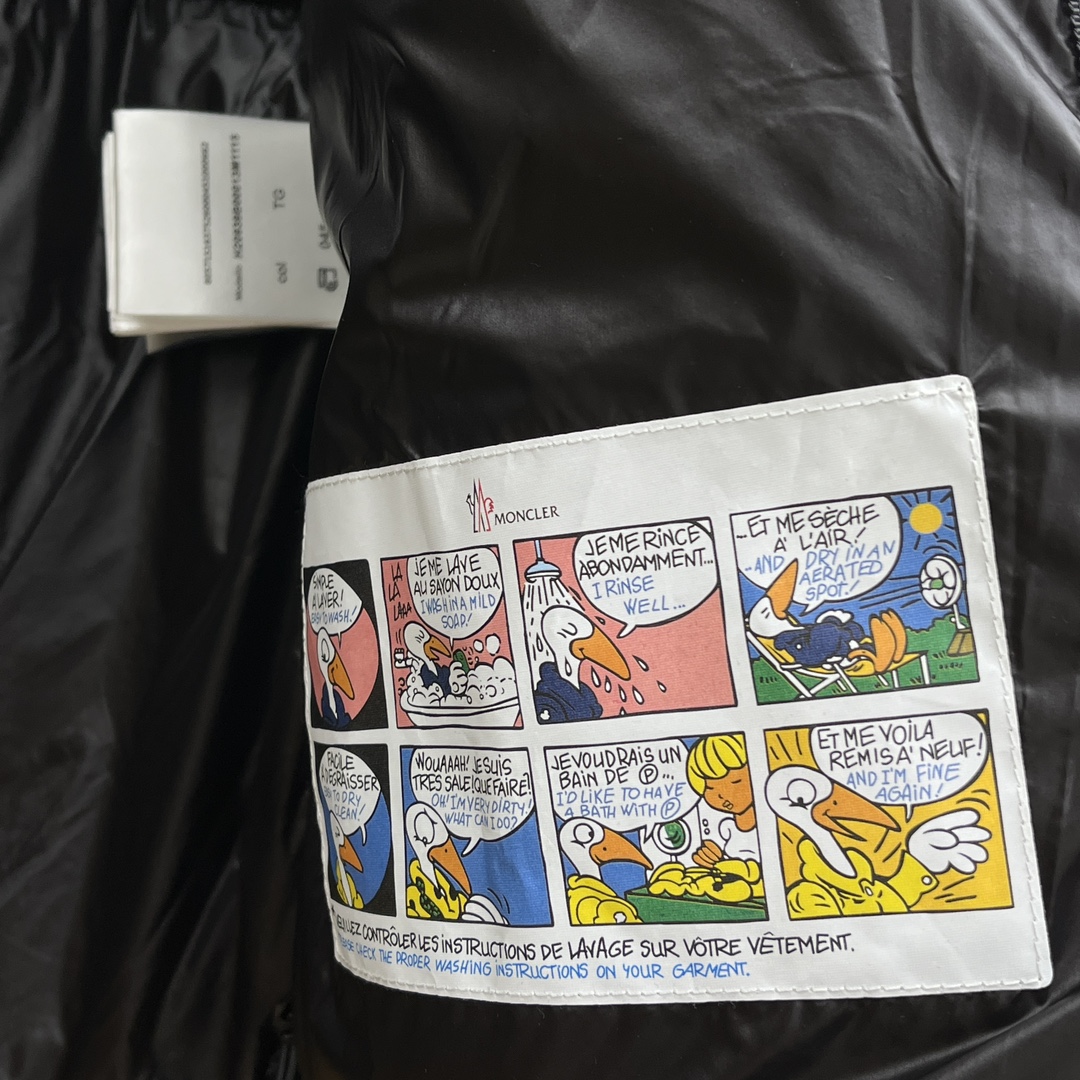 秋冬羽绒 Mon 🔥Gw经典款羽绒服外套黑标 秋冬爆款🆕羽绒服 原版订制五金配件全进口原版定制 欢迎对比