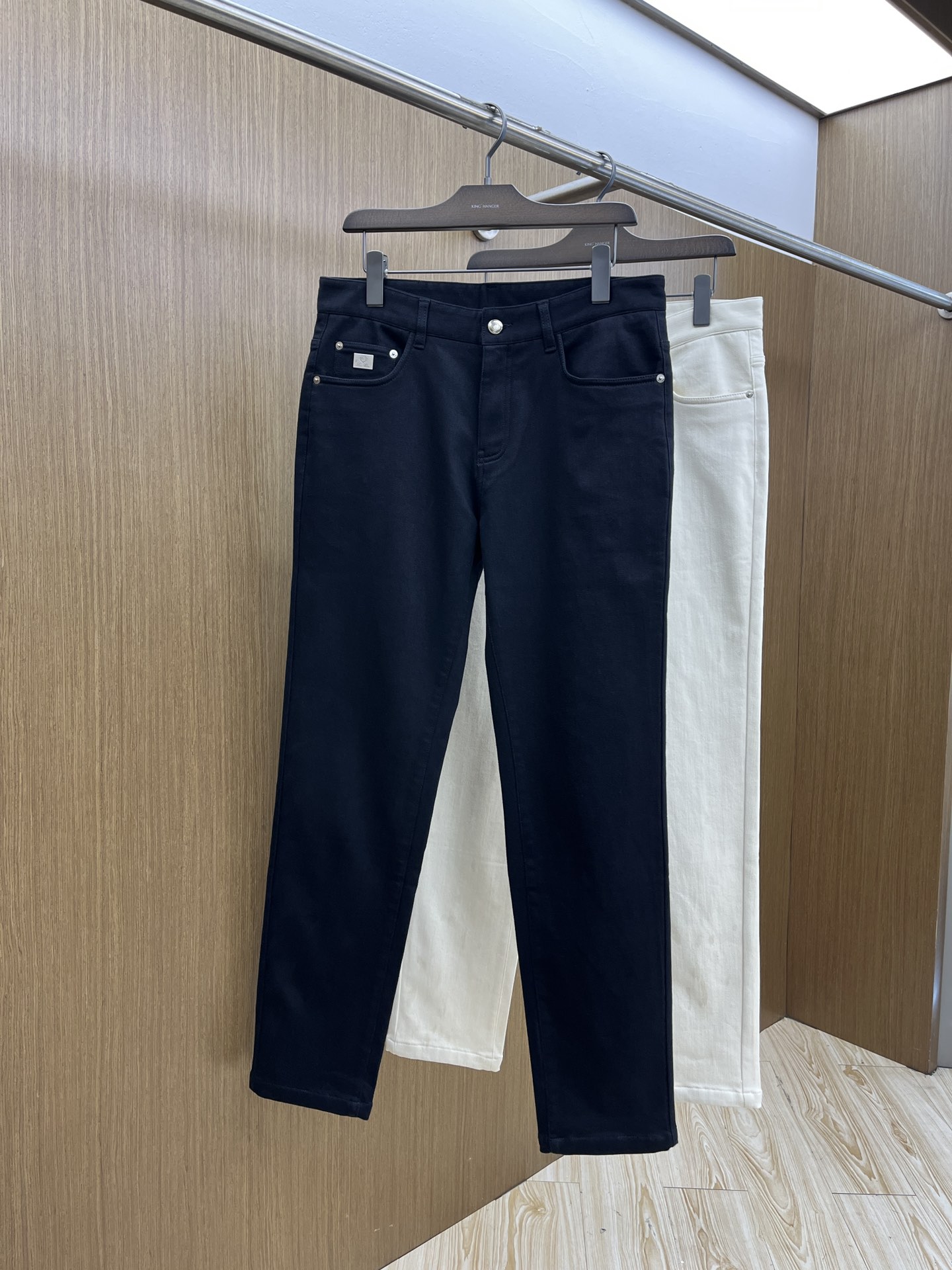 调价 秋冬 lP🆕🔥🔥(内里抓绒）25FW秋冬新款牛仔裤 原版进口面料柔软透气挺阔有型 定制五金 商务休